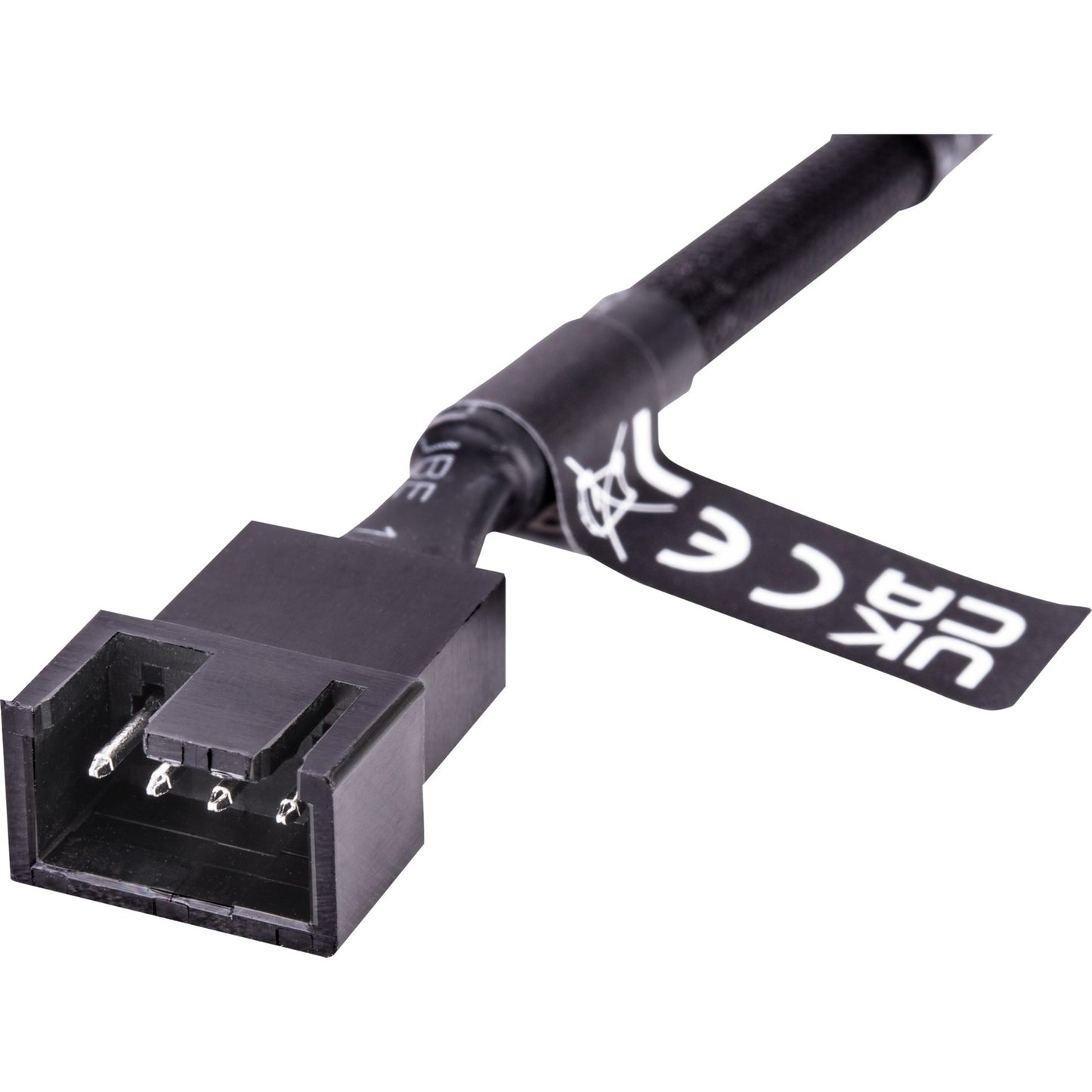 Thermaltake TTMOD PWM-Lüfter 4-Pin Y-Kabel (schwarz, 11cm, 3 Stück)