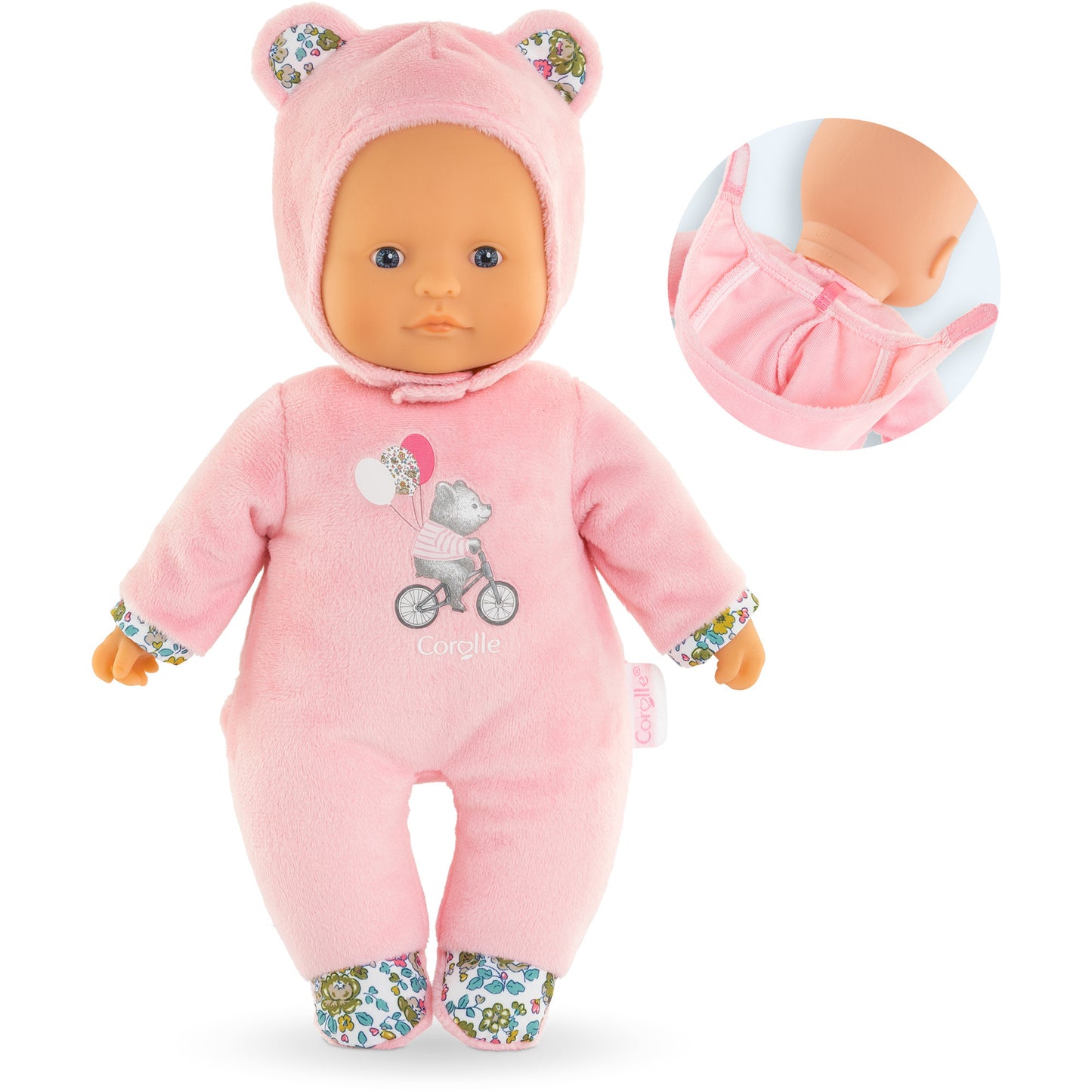 Mon Doudou Corolle Sweetheart, rosa Bär, Puppe