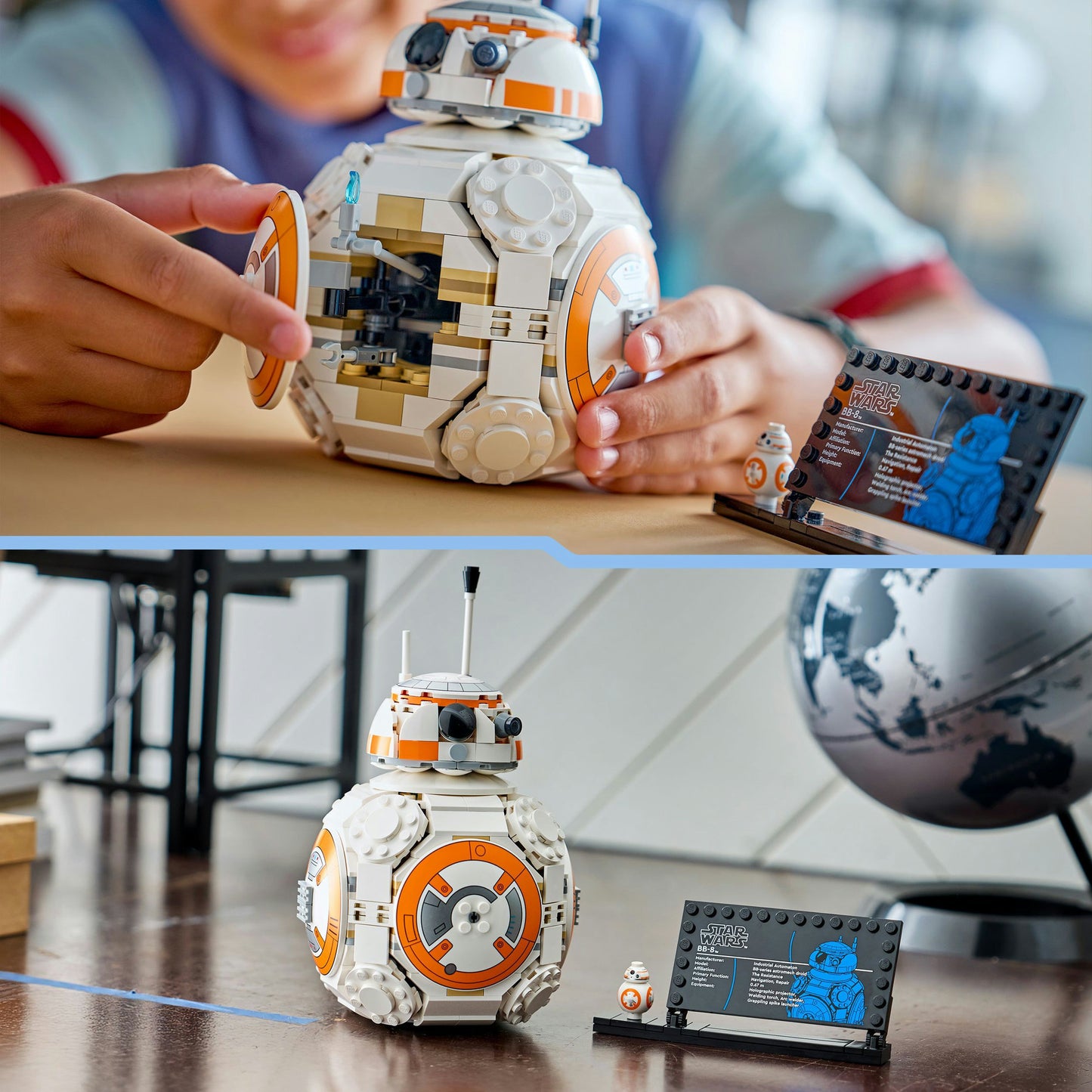 75452 Star Wars Der Astromech-Droide BB-8, Konstruktionsspielzeug