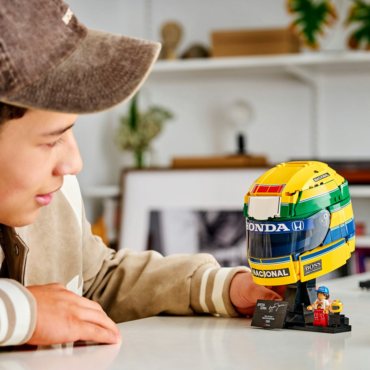 43024 Editions Ayrton Senna Helm, Konstruktionsspielzeug