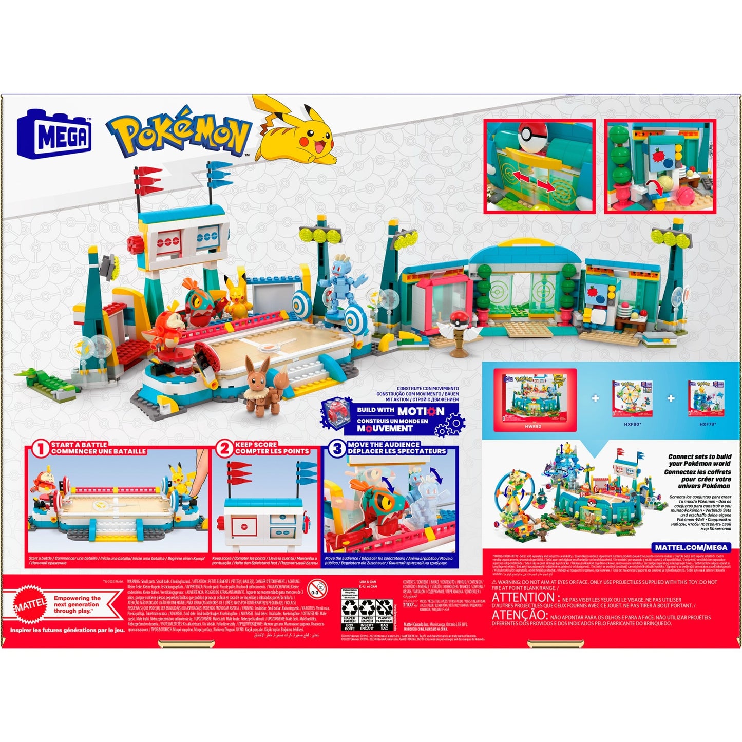 Mattel MEGA Pokémon Trainingsstadion, Konstruktionsspielzeug