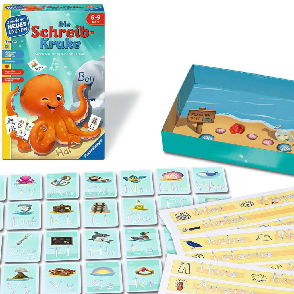 Die Schreib-Krake - Lernspiel ab 6 Jahren, Brettspiel
