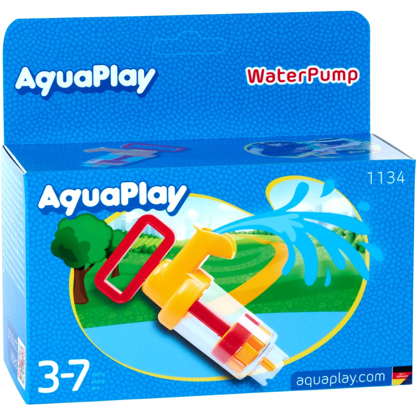 Aquaplay Wasserpumpe klein (gelb/rot)