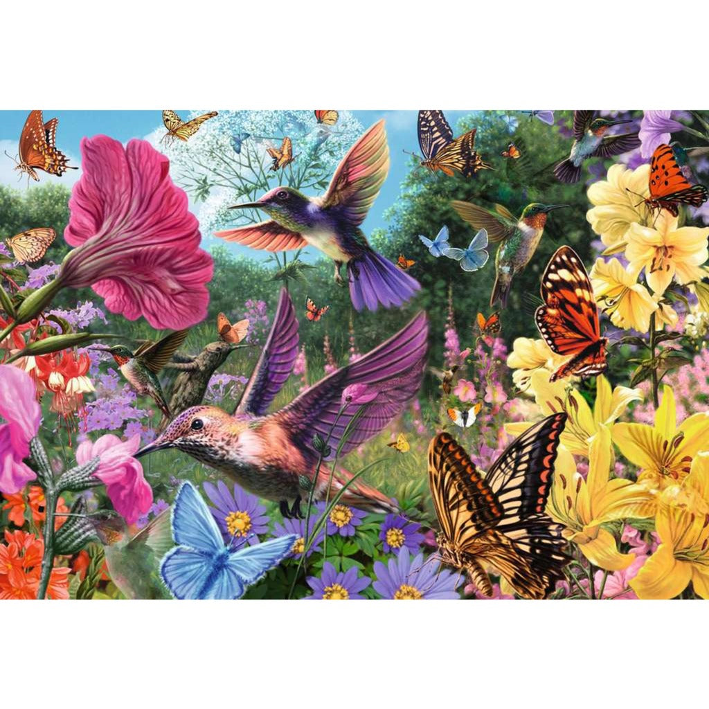 Feel Well & Puzzle - Kolibris und Schmetterlinge