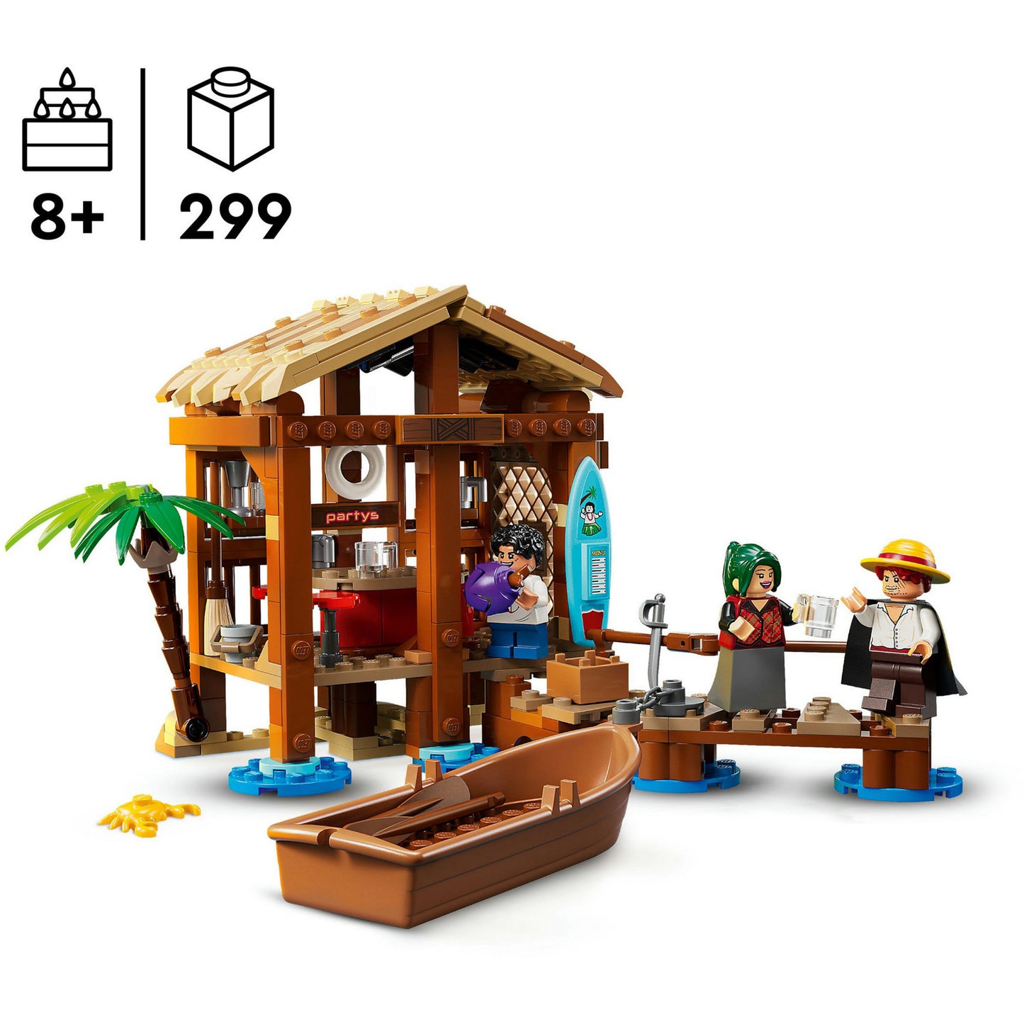 75636 One Piece Hütte im Windmühlendorf, Konstruktionsspielzeug