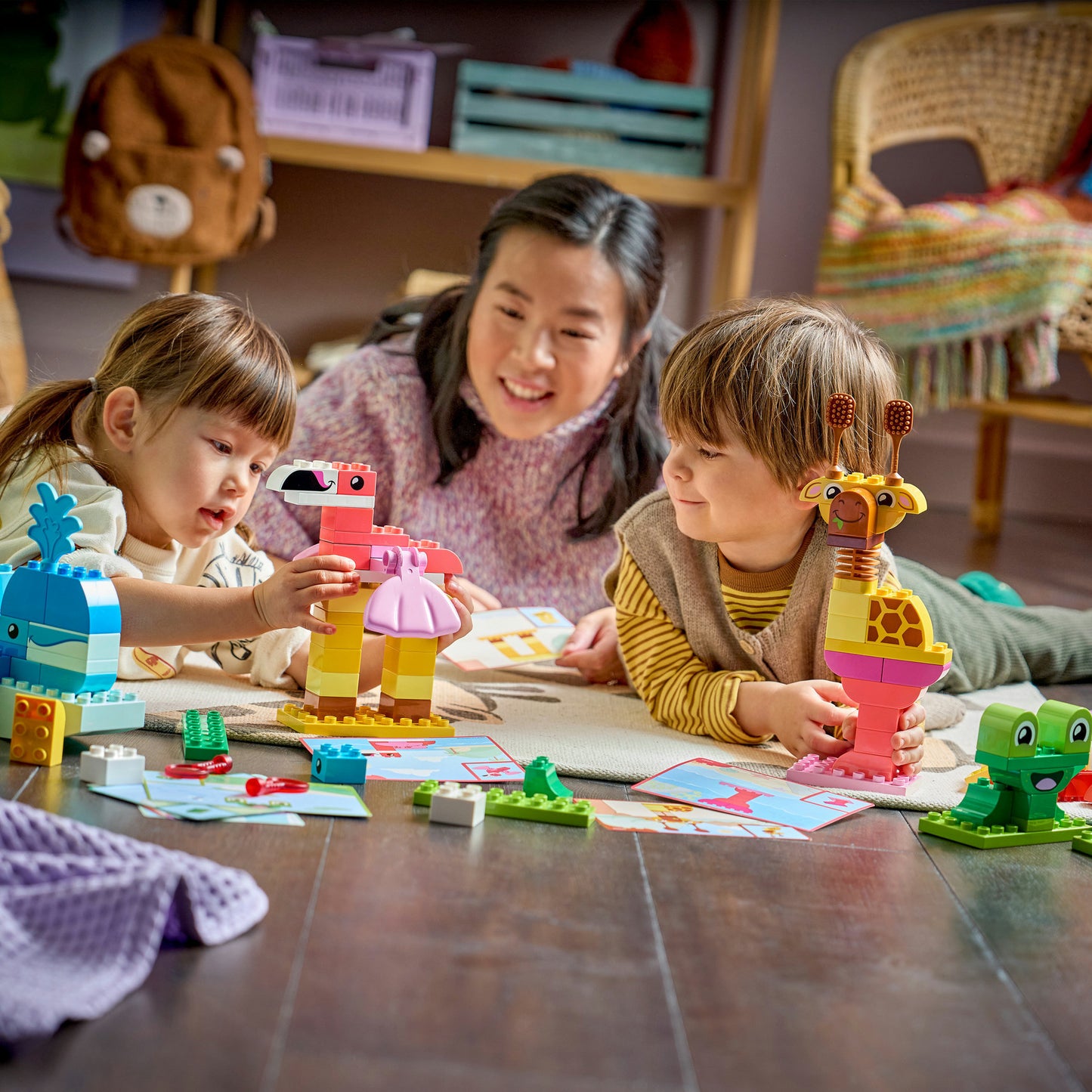 10472 DUPLO Wir Bauen Tiere, Konstruktionsspielzeug