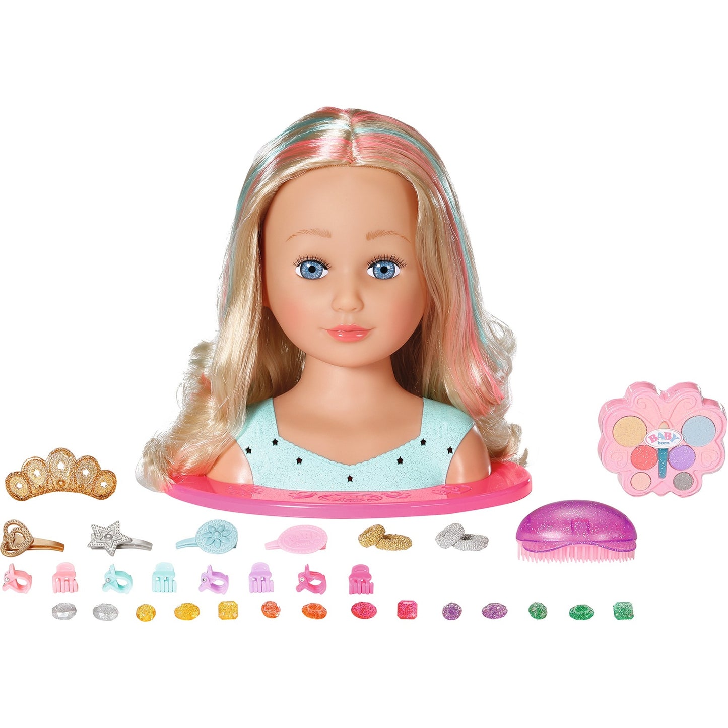 ZAPF Creation BABY born® Sister Styling Head Princess, Schmink- und Frisierkopf