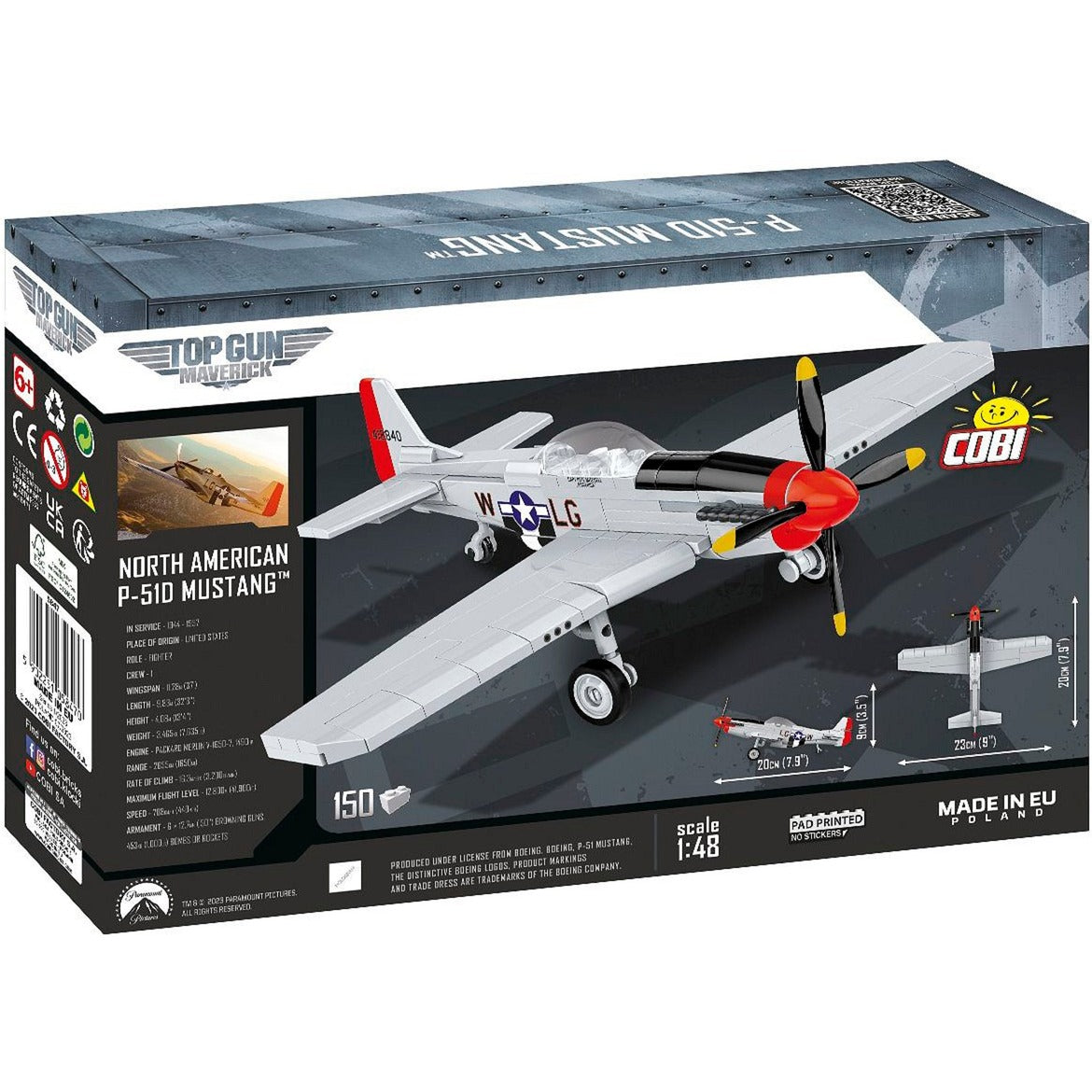 COBI Top Gun Mustang P-54D, Konstruktionsspielzeug