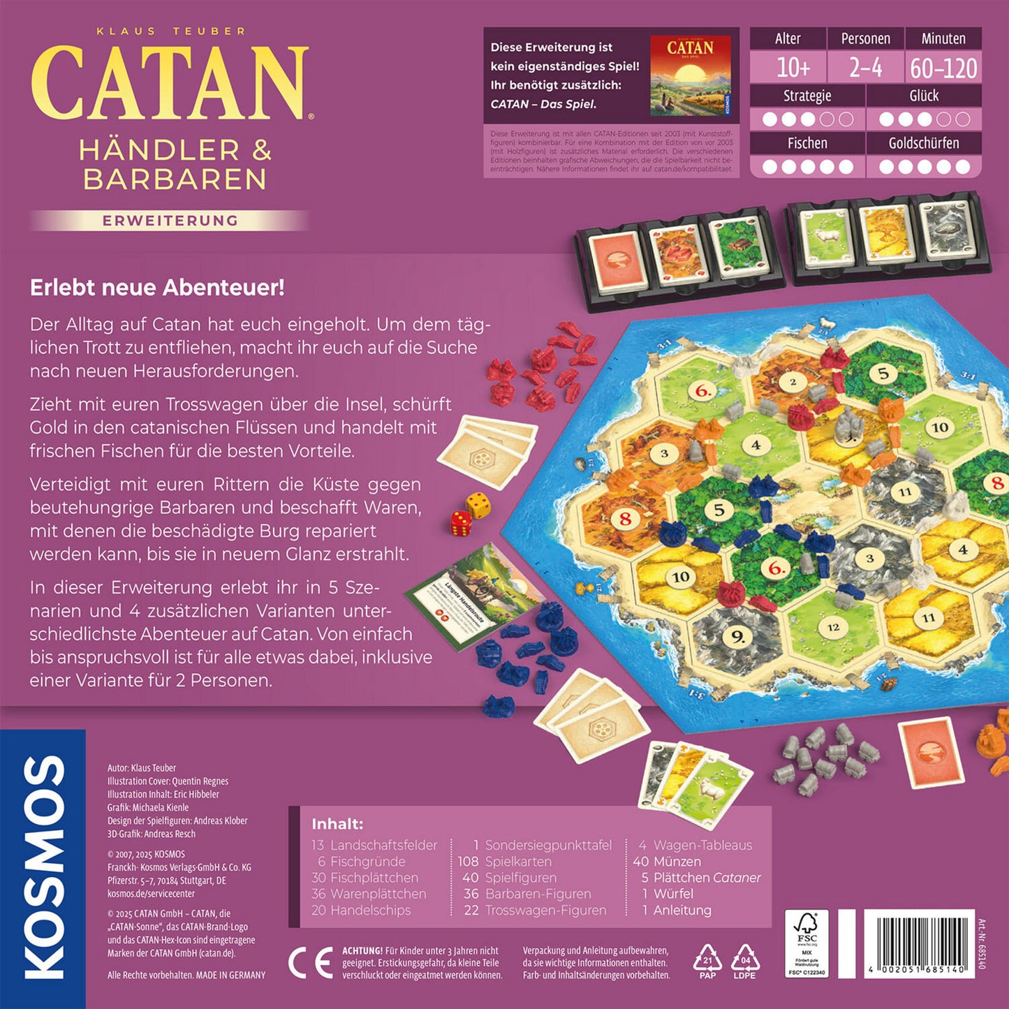CATAN - Händler & Barbaren, Brettspiel