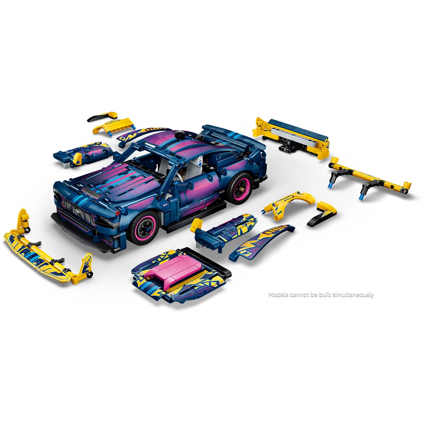 42236 Technic Ford Mustang GT Auto aus der Tuning-Werkstatt, Konstruktionsspielzeug