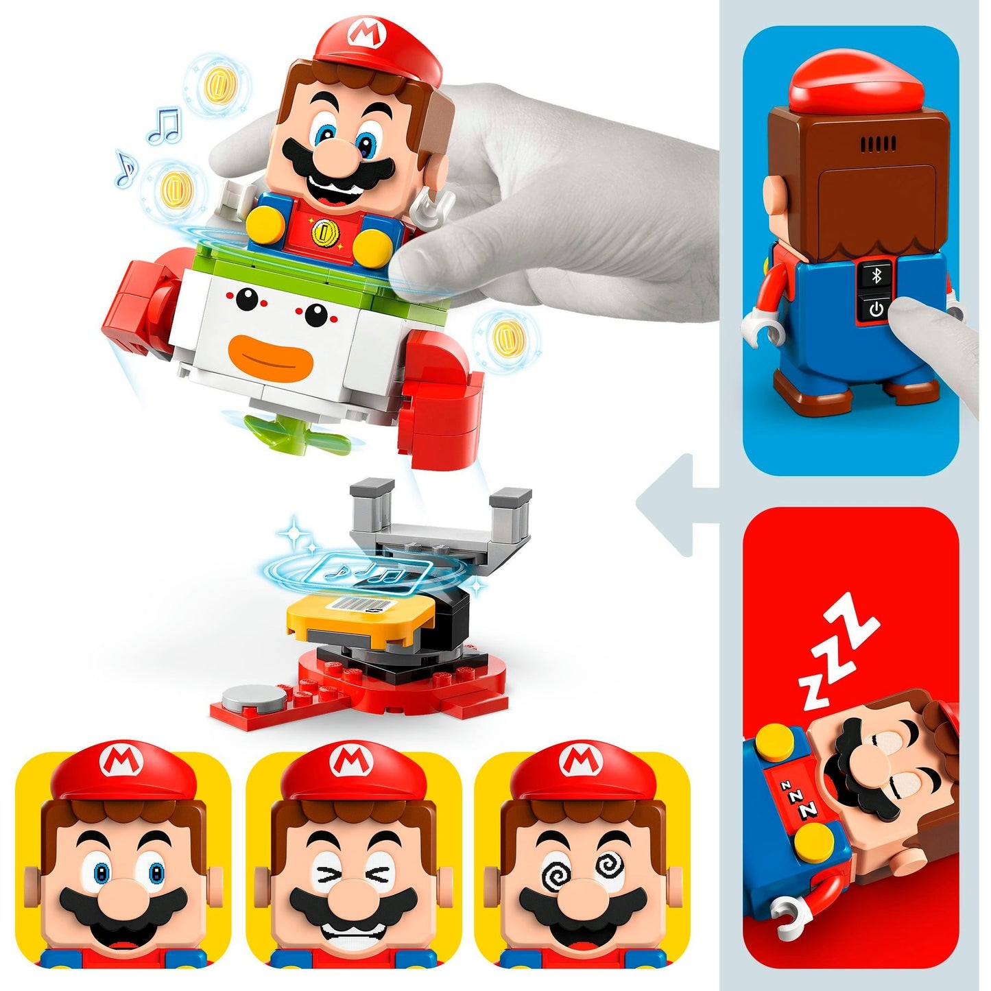 LEGO 71439 Super Mario Abenteuer mit dem interaktiven LEGO Mario, Konstruktionsspielzeug