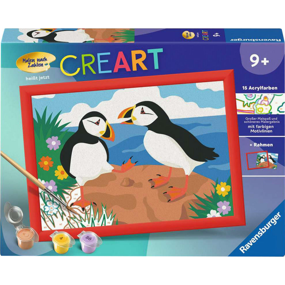 CreArt - Papageientaucher, Malen