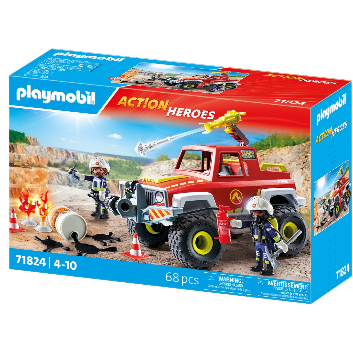 71824 Action Heroes Feuerwehrtruck, Konstruktionsspielzeug