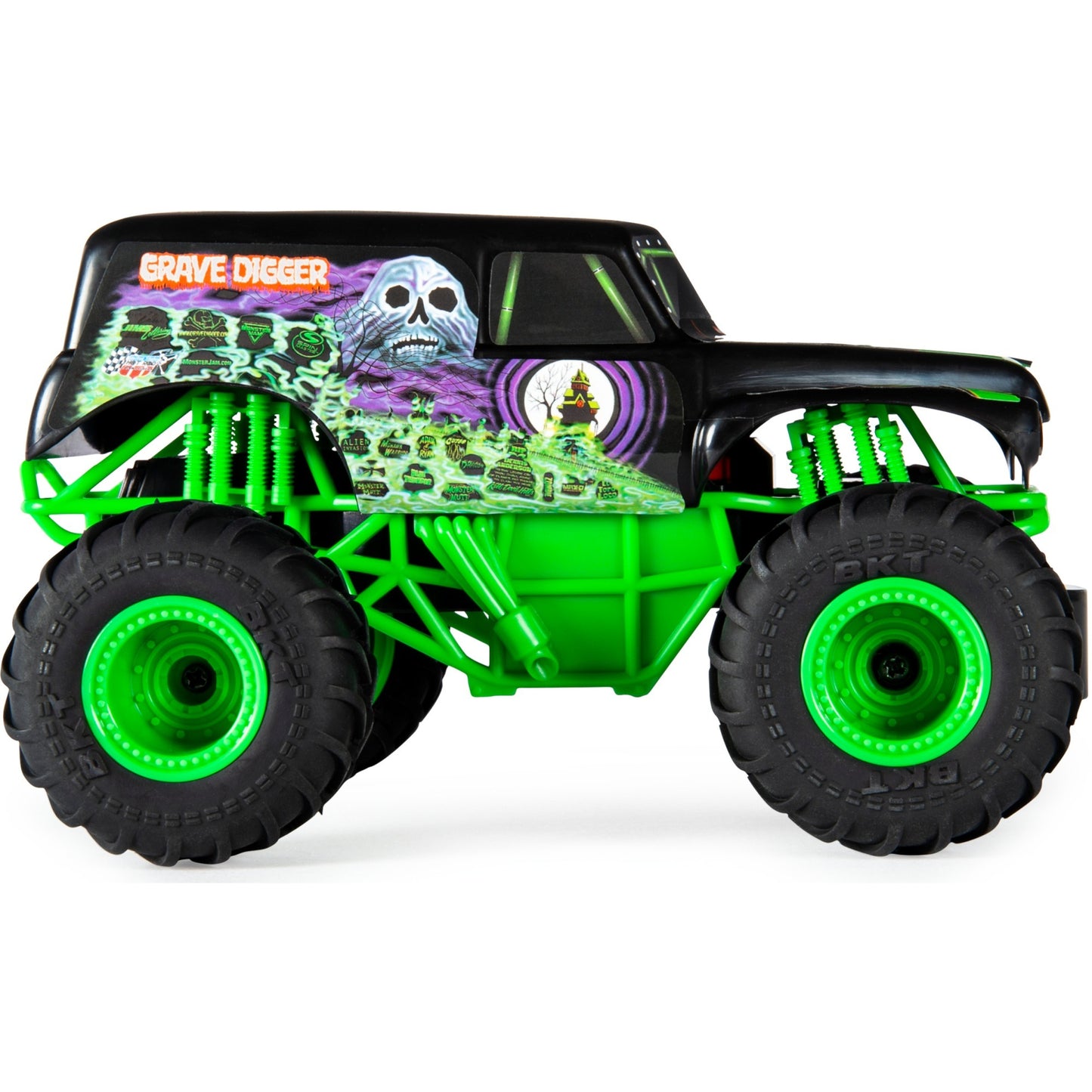 Spinmaster Monster Jam Grave Digger (schwarz/grün, 1:24)