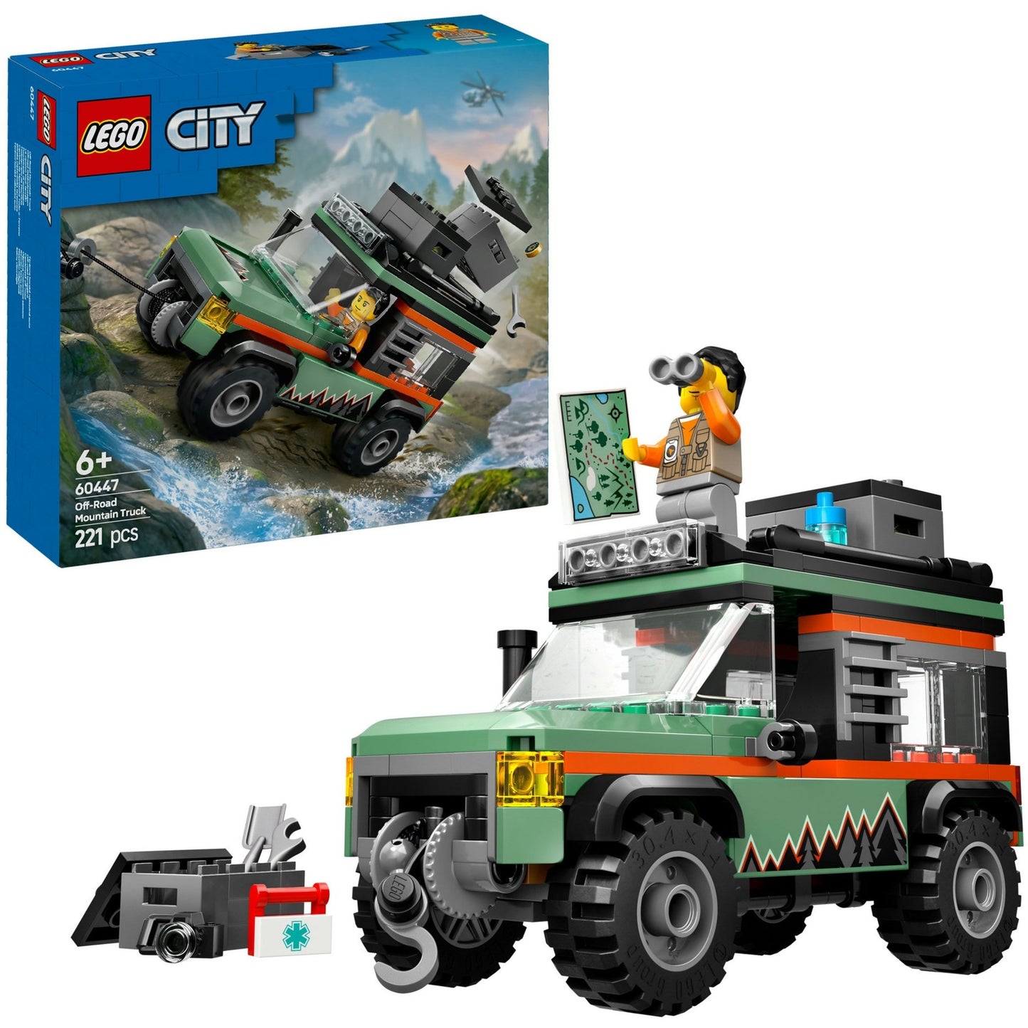 60447 City Offroad Geländewagen, Konstruktionsspielzeug