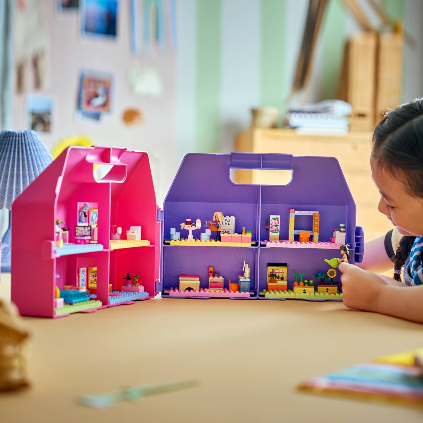 42697 Friends Kreativer Puppenhauskoffer, Konstruktionsspielzeug