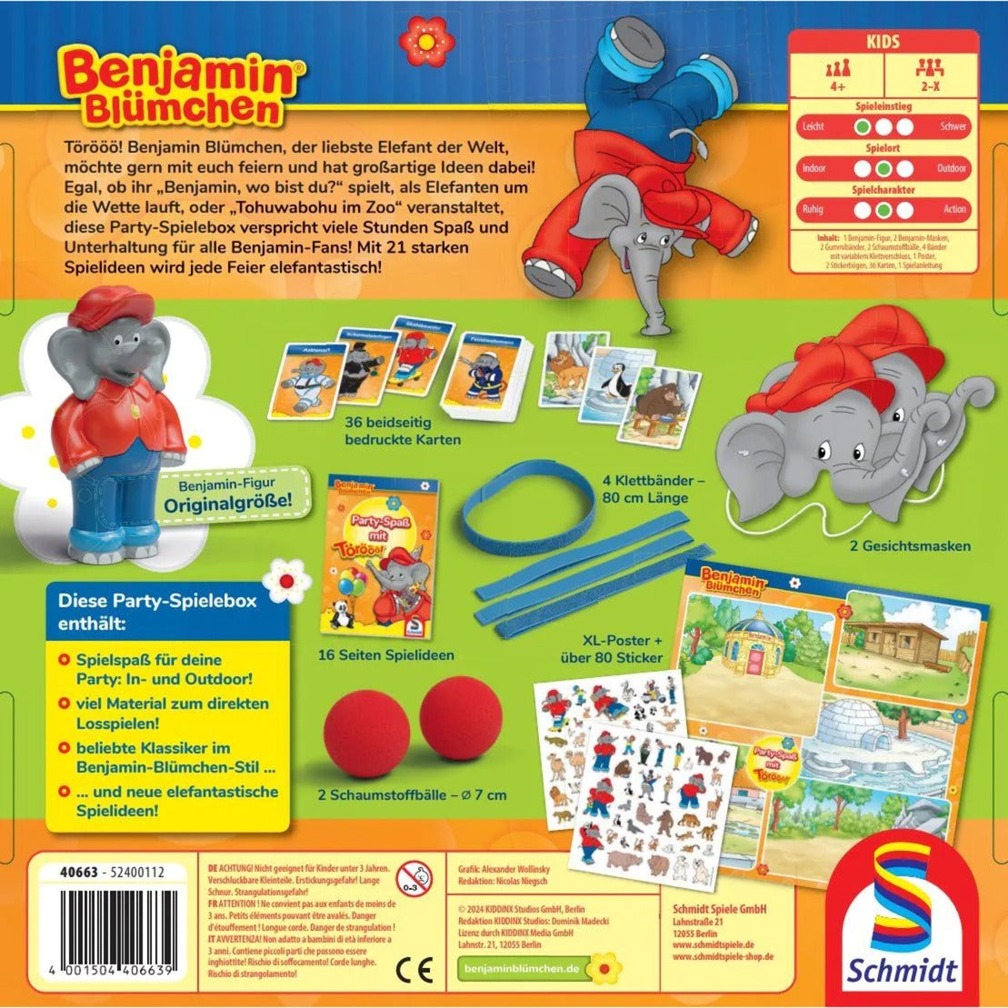 Schmidt Spiele Benjamin Blümchen: Party-Spass mit Törööö!