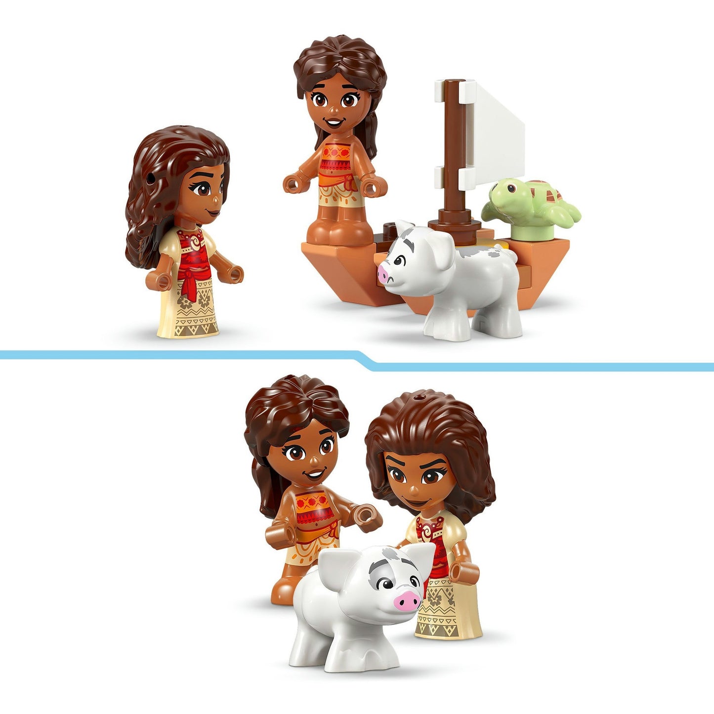 43260 Disney Princess Vaianas Inselspass, Konstruktionsspielzeug