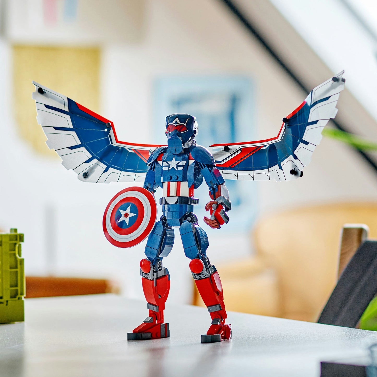 76296 Marvel Super Heroes New Captain America Baufigur, Konstruktionsspielzeug