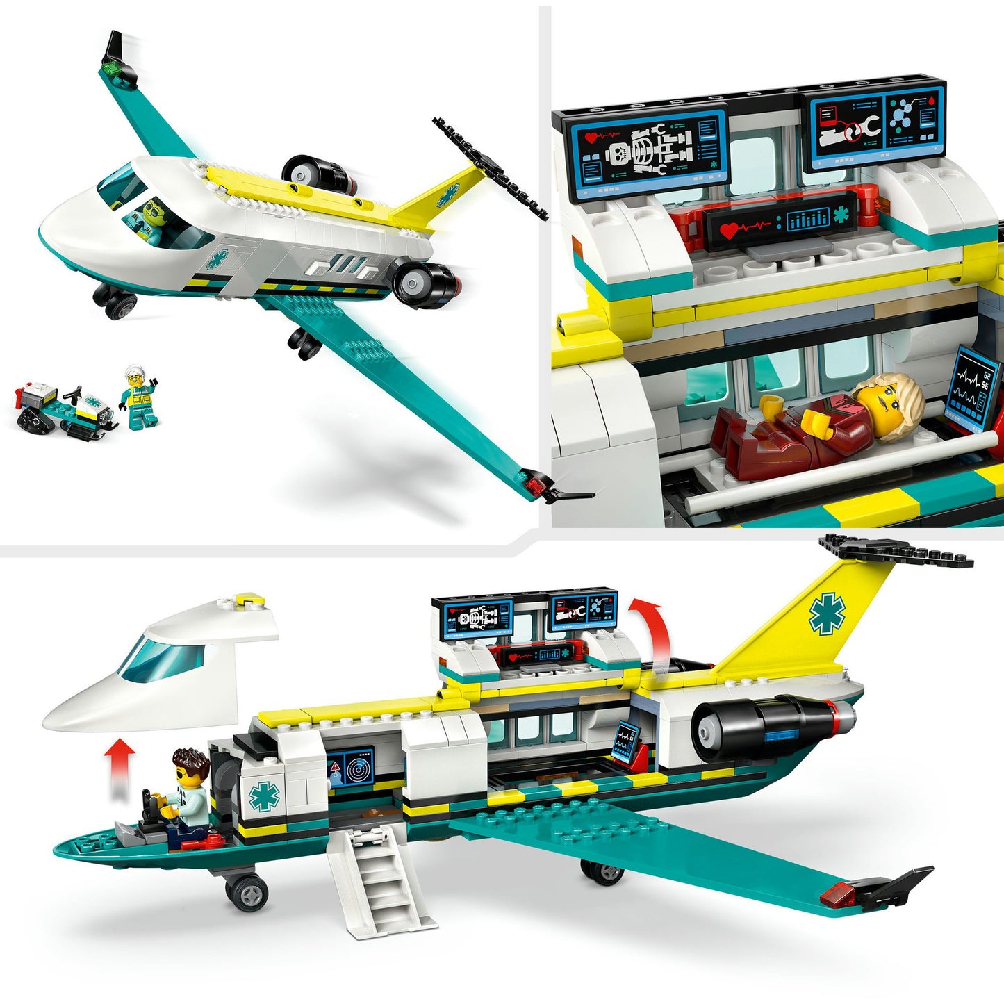 60465 City Notfallrettungsflugzeug, Konstruktionsspielzeug