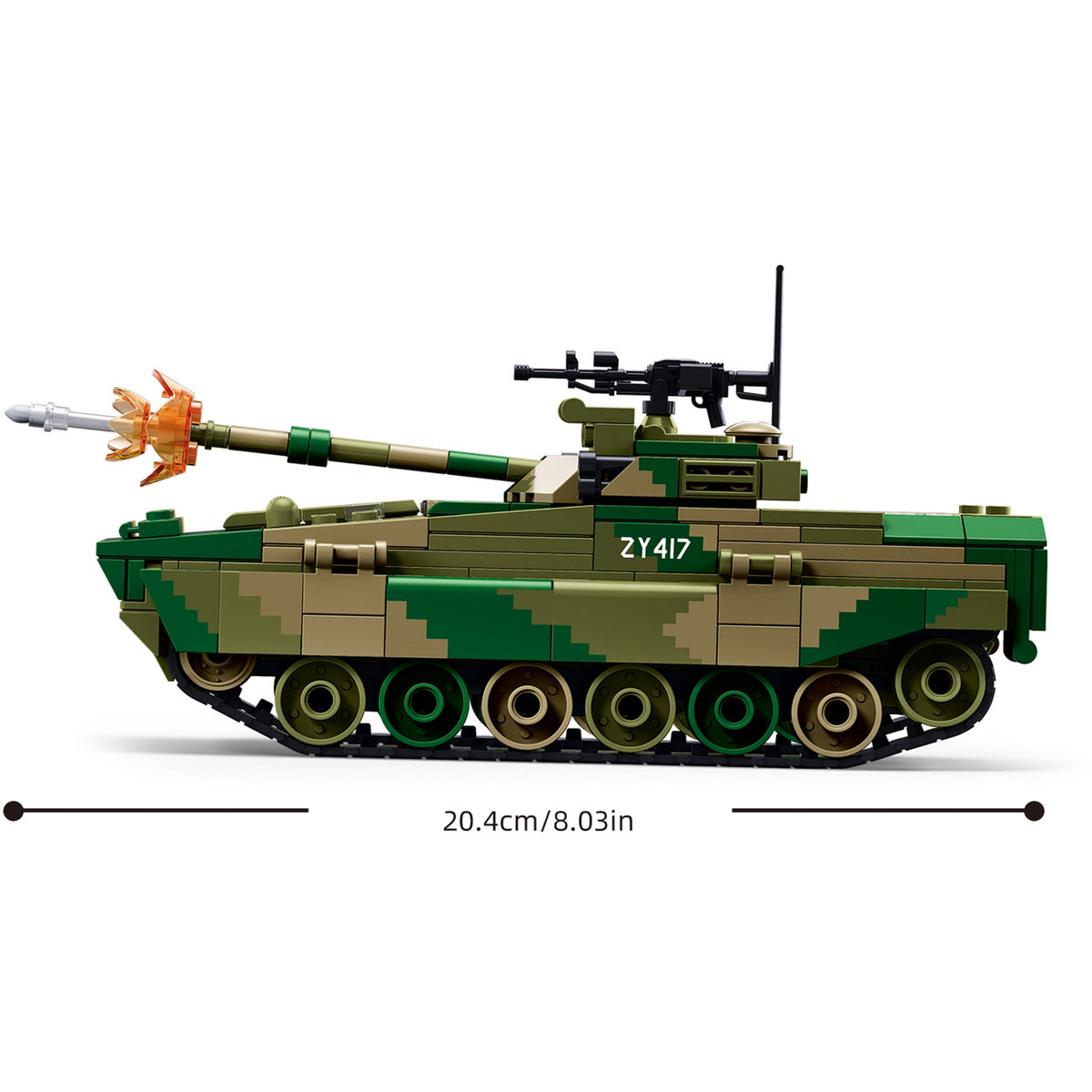 ARMY ZBD-04As Infanteriekampffahrzeug, Konstruktionsspielzeug