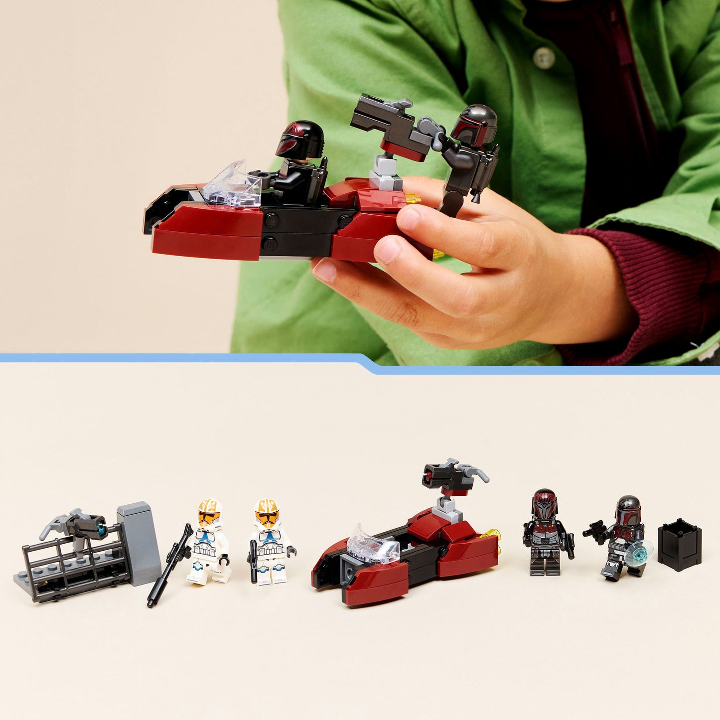 75449 Star Wars Belagerung von Mandalore Battle Pack, Konstruktionsspielzeug