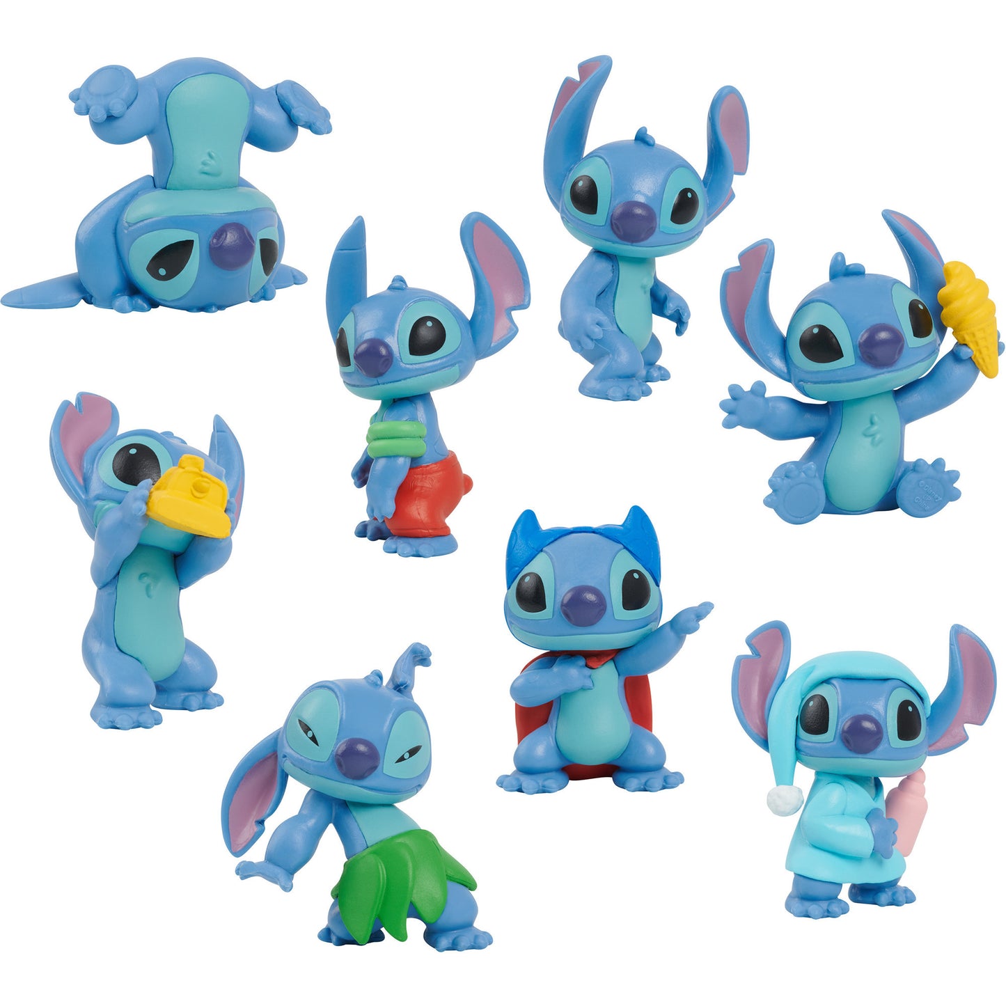 Disney Stitch Sammelbox mit 8 Figuren, Spielfigur