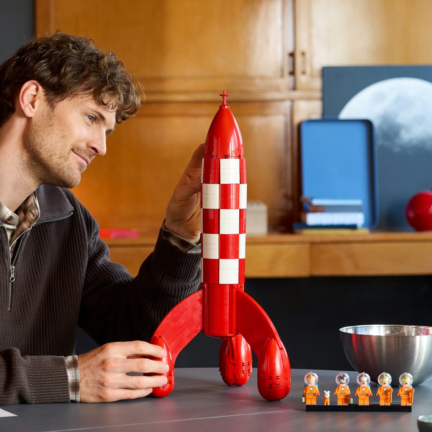 21367 Ideas Die Mondrakete von Tintin, Konstruktionsspielzeug