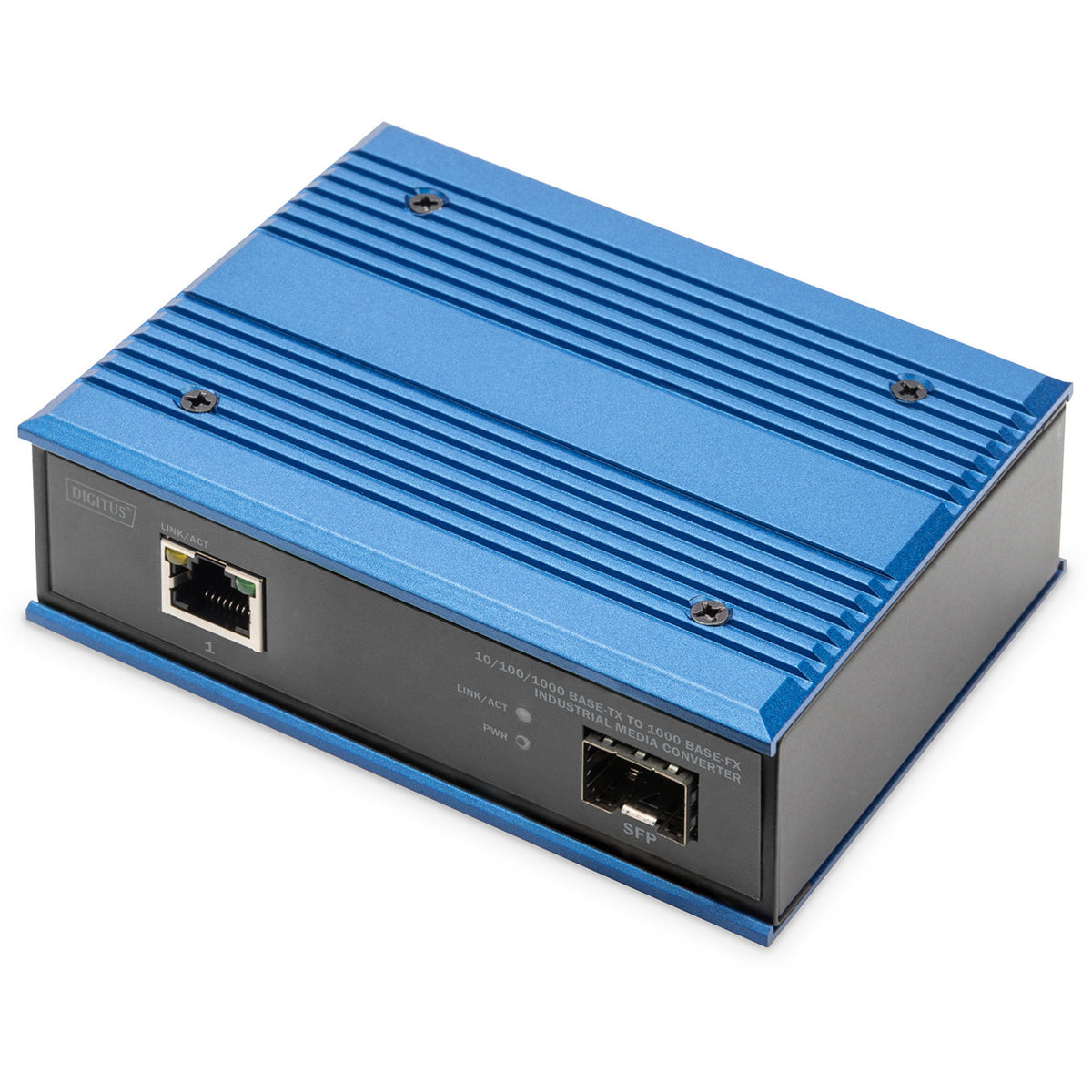 10/100/1000 Base-TX auf 1000 Base-FX Industrie-Medienkonverter