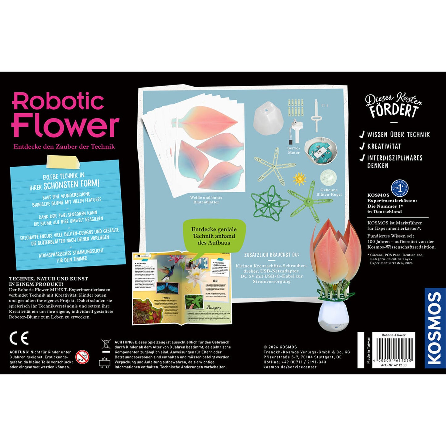 Robotic Flower, Experimentierkasten