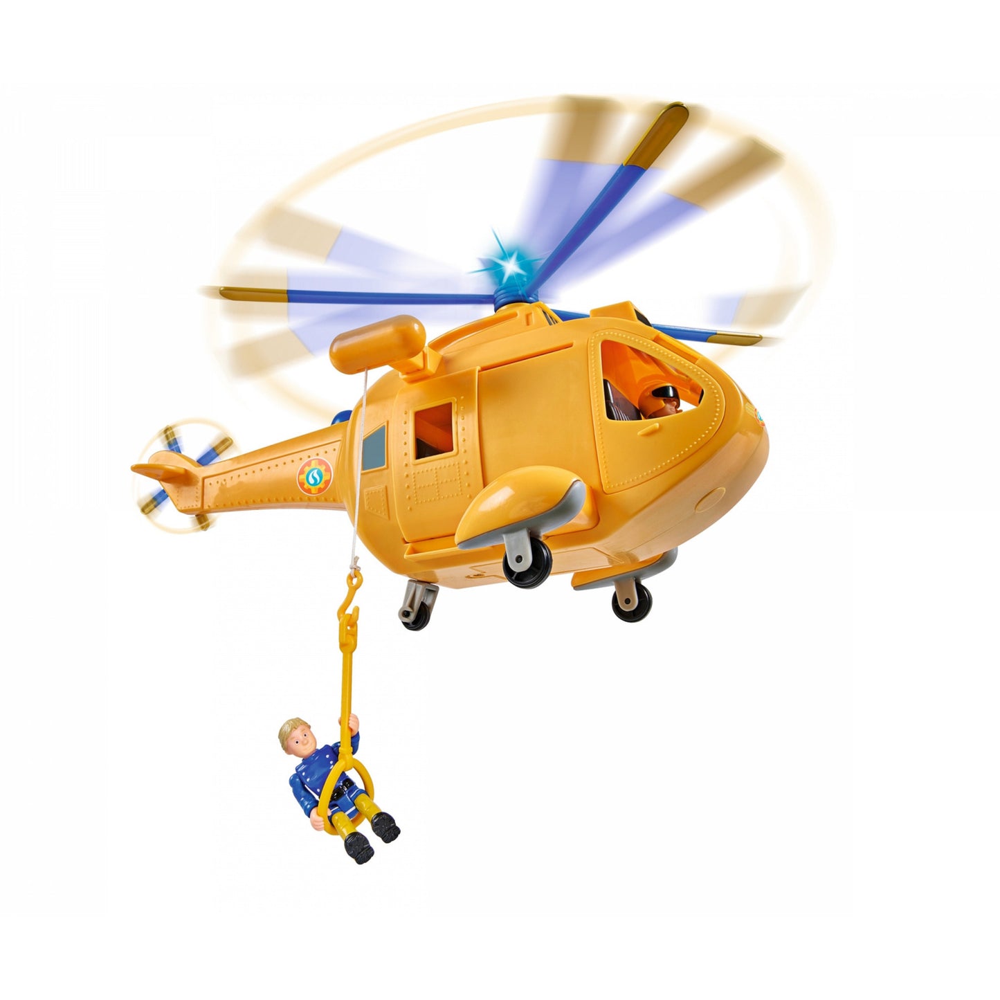 Feuerwehrmann Sam Hubschrauber Wallaby II mit Figur, Spielfahrzeug