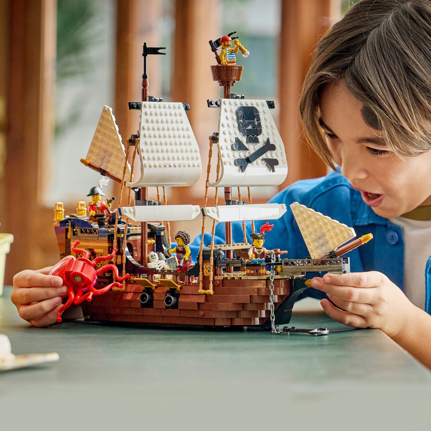 31387 Creator 3-in-1 Legendäres Piratenschiff, Konstruktionsspielzeug