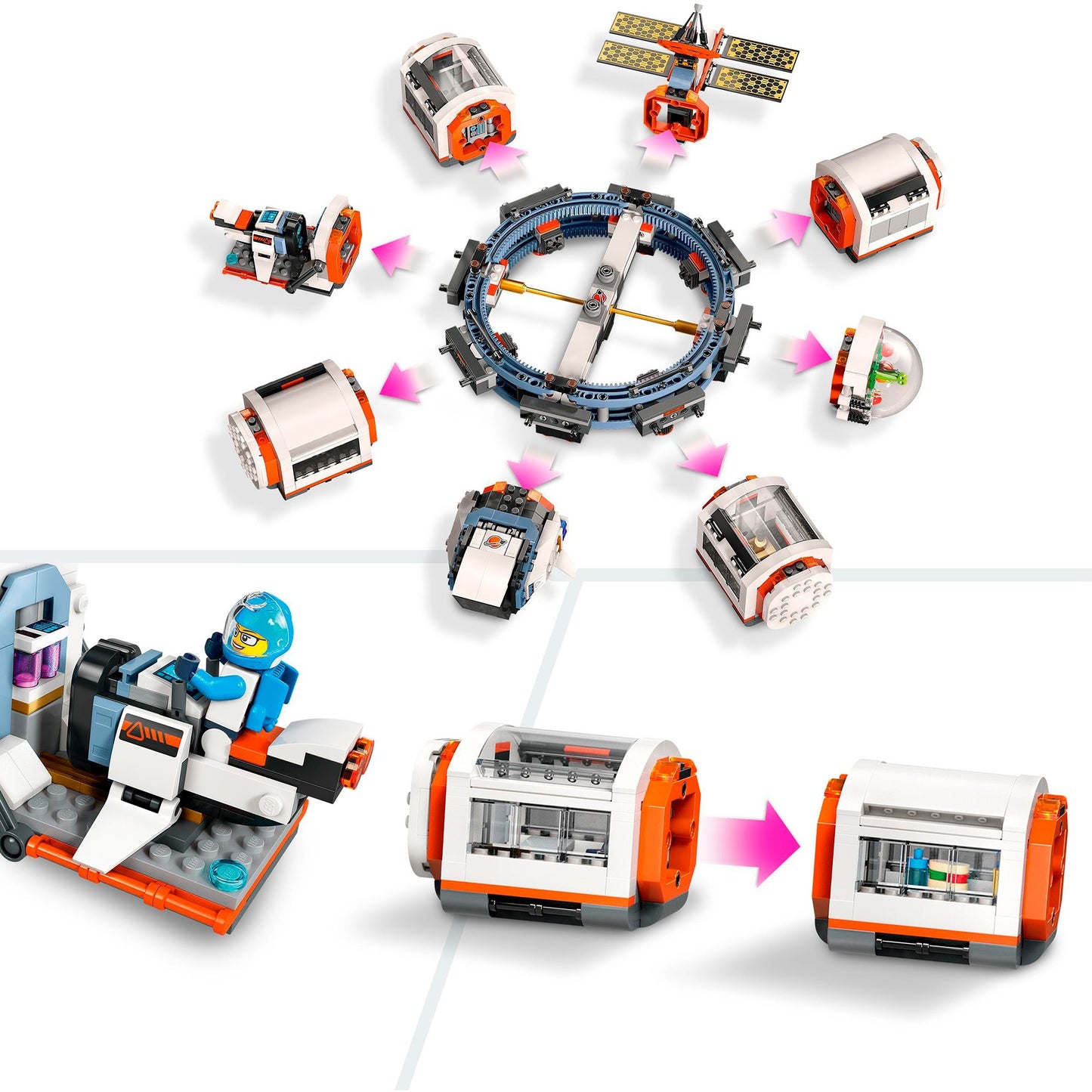 LEGO 60433 City Modulare Raumstation, Konstruktionsspielzeug