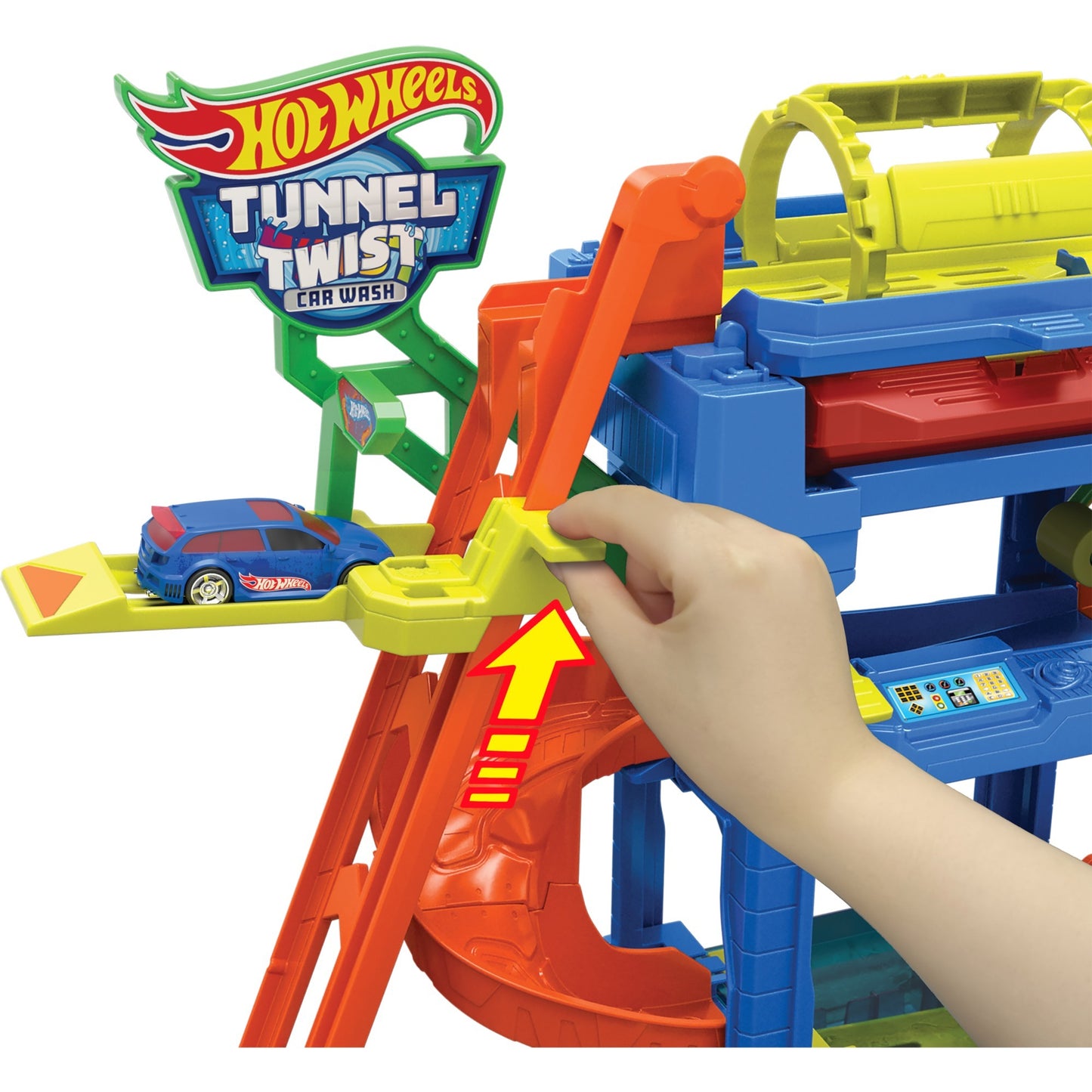 Hot Wheels City Tunnel Twist Waschanlage, Spielgebäude