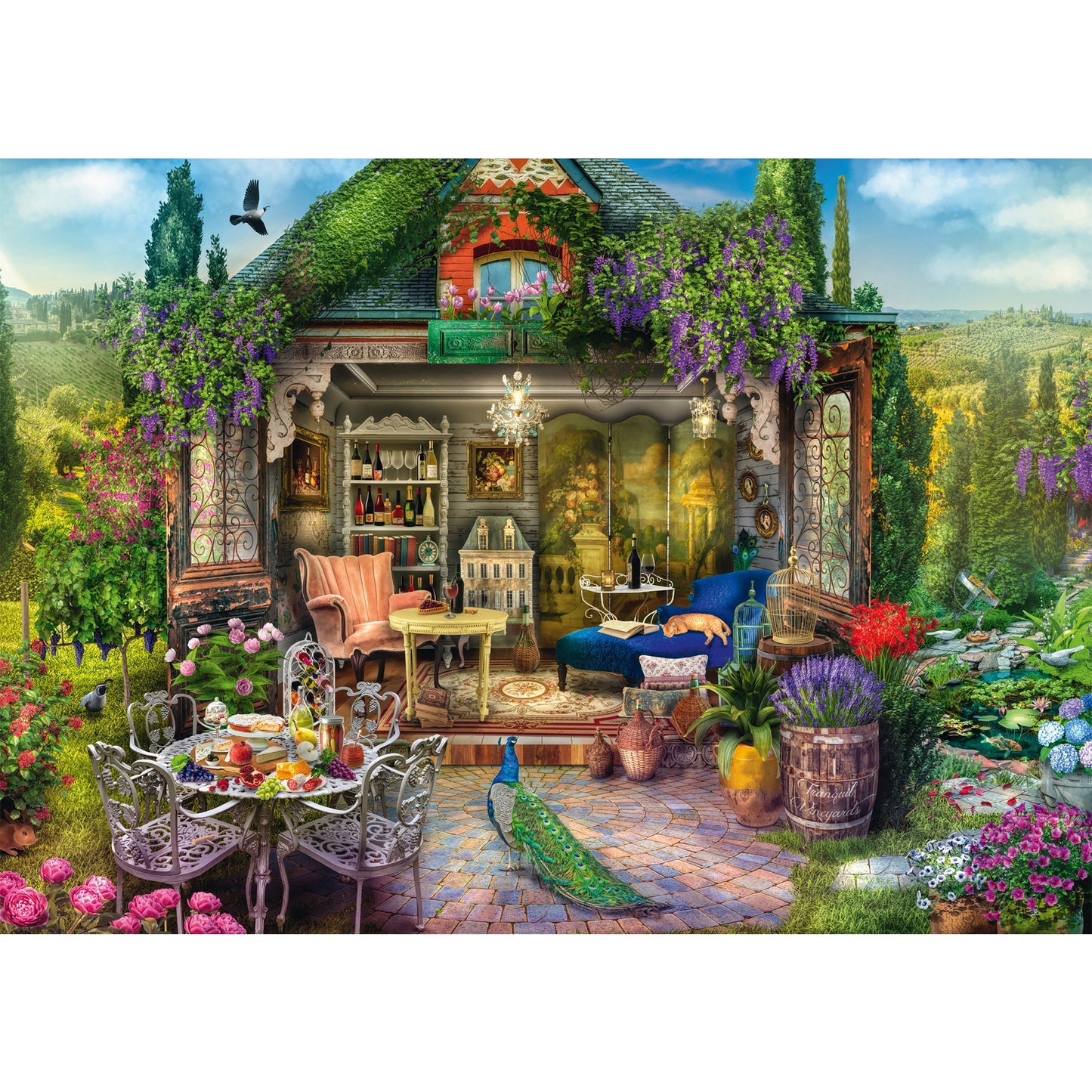 Gartenhausglück in den Weinbergen, Puzzle