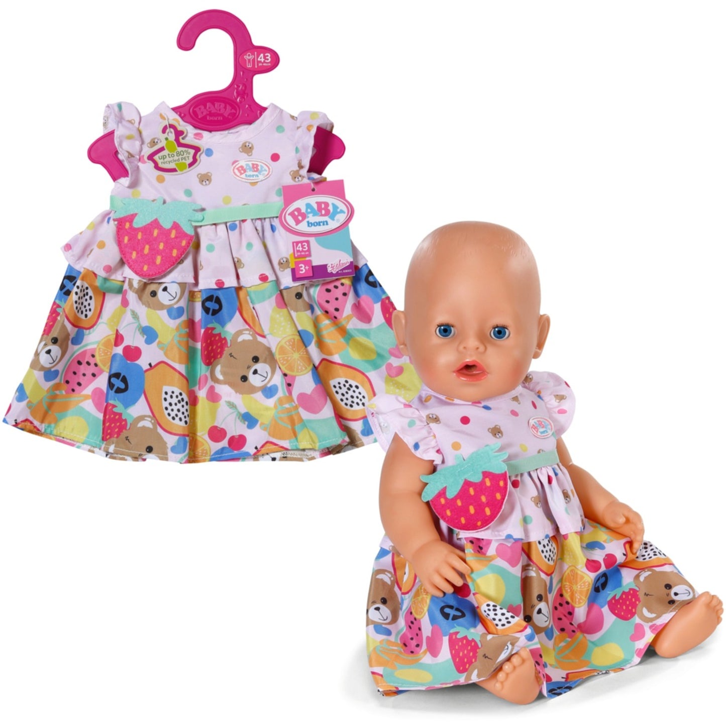 BABY born Kleid Früchte 43cm, Puppenzubehör