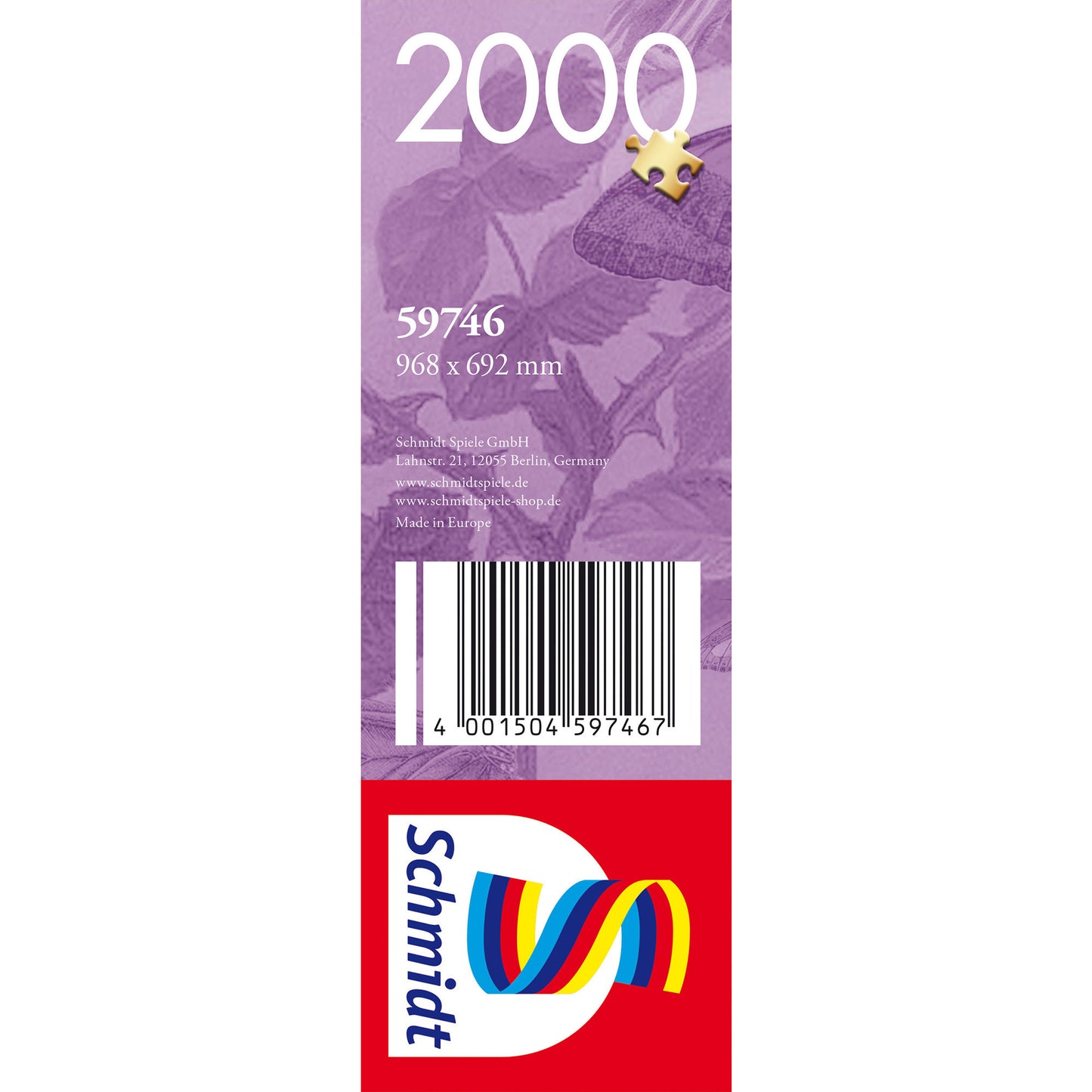 Wunderschöner Schmetterlingsgarten, Puzzle