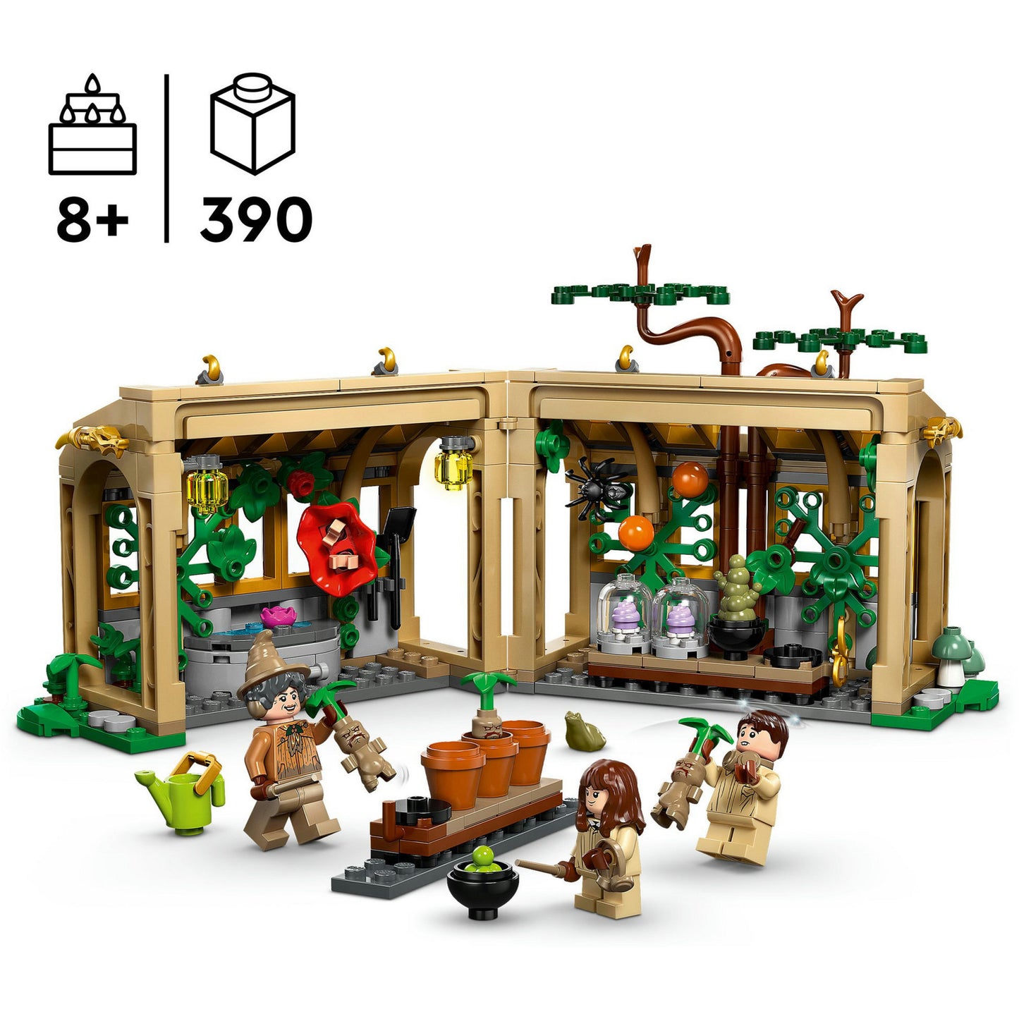 76445 Harry Potter Schloss Hogwarts: Kräuterkundeunterricht, Konstruktionsspielzeug