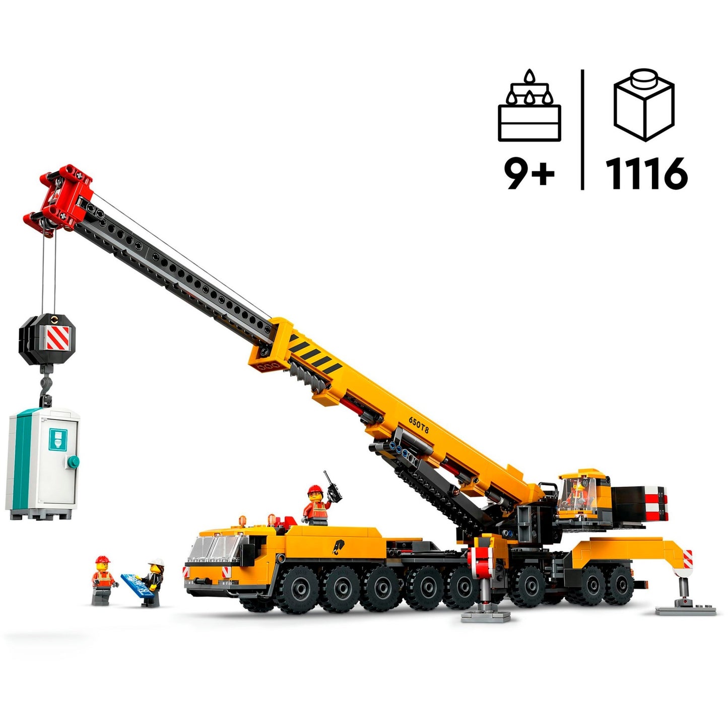 LEGO 60409 City Mobiler Baukran, Konstruktionsspielzeug