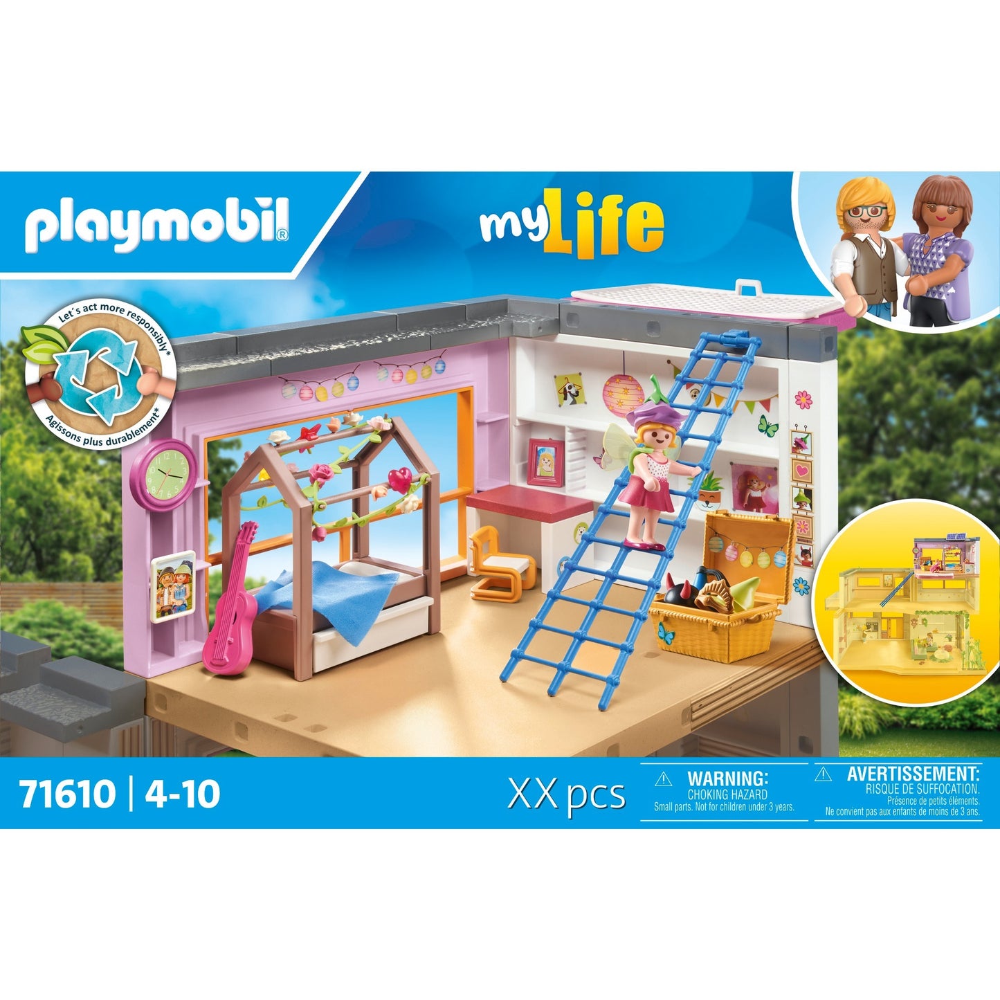 PLAYMOBIL 71610 My Life Kinderzimmer, Konstruktionsspielzeug