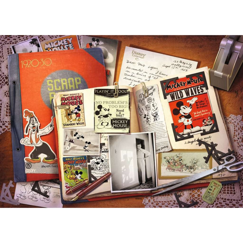 Ravensburger Puzzle 1930 Mickey Moments (1000 Teile)