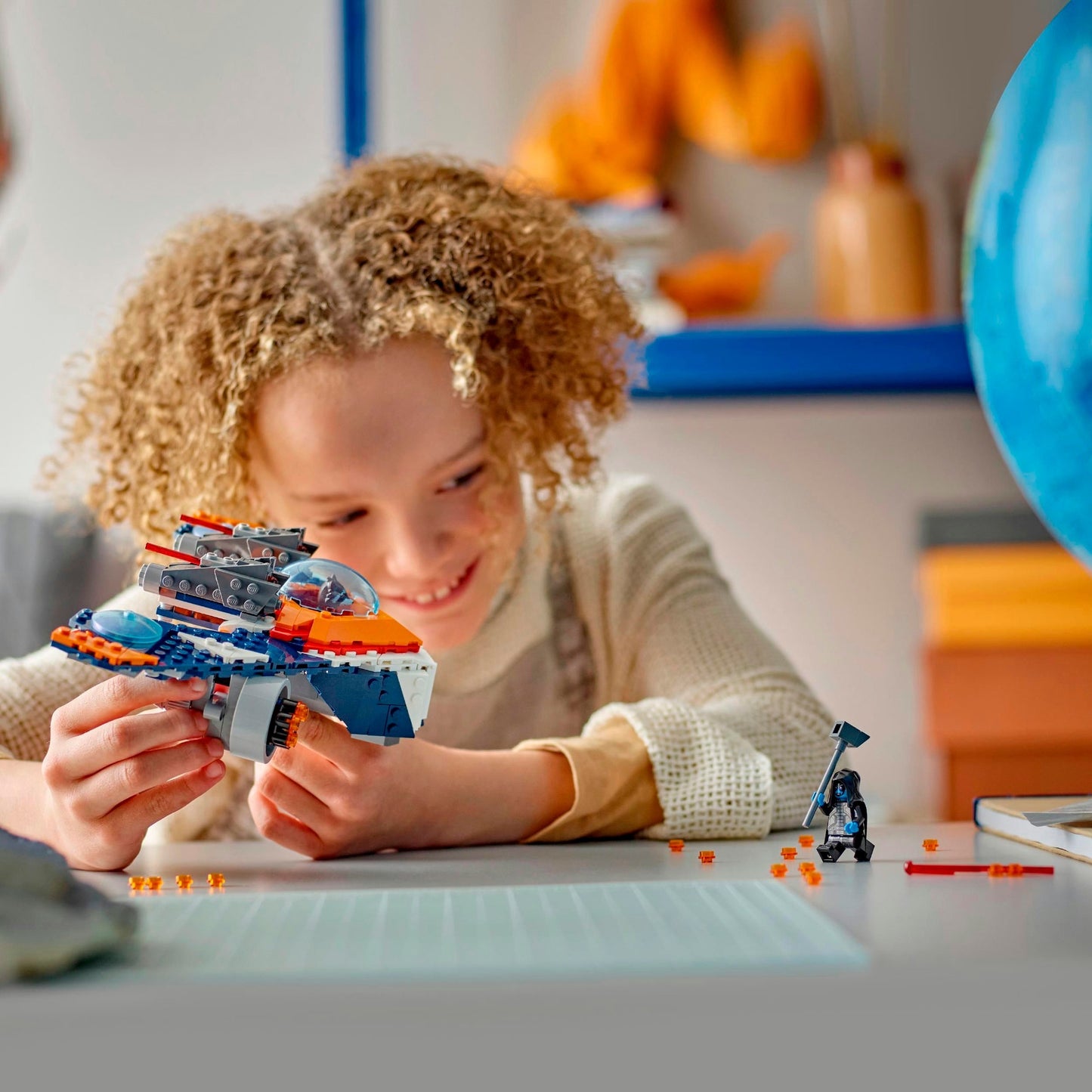 LEGO 76278 Marvel Super Heroes Rockets Raumschiff vs. Ronan, Konstruktionsspielzeug