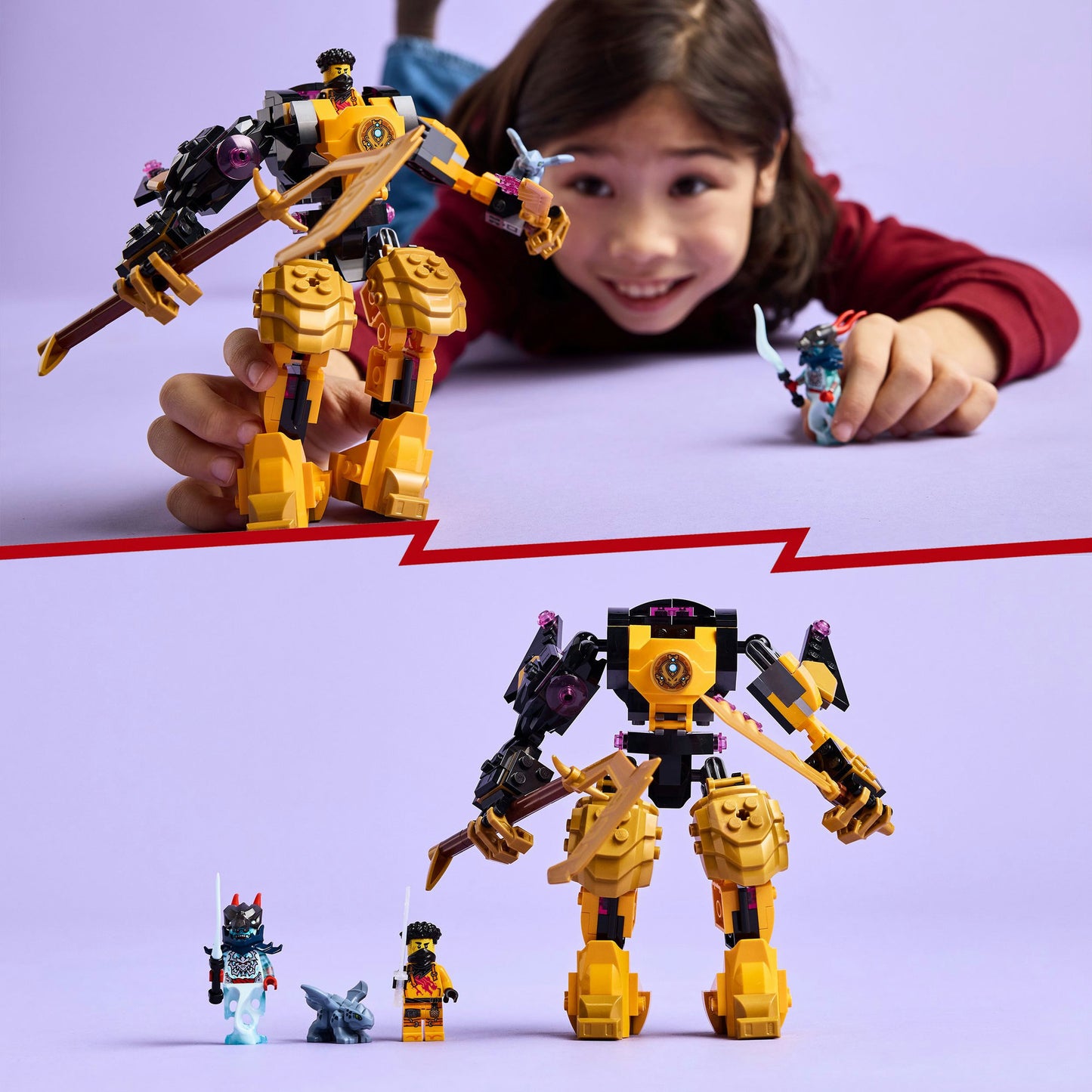 71839 Ninjago Arins Spinjitzumech, Konstruktionsspielzeug