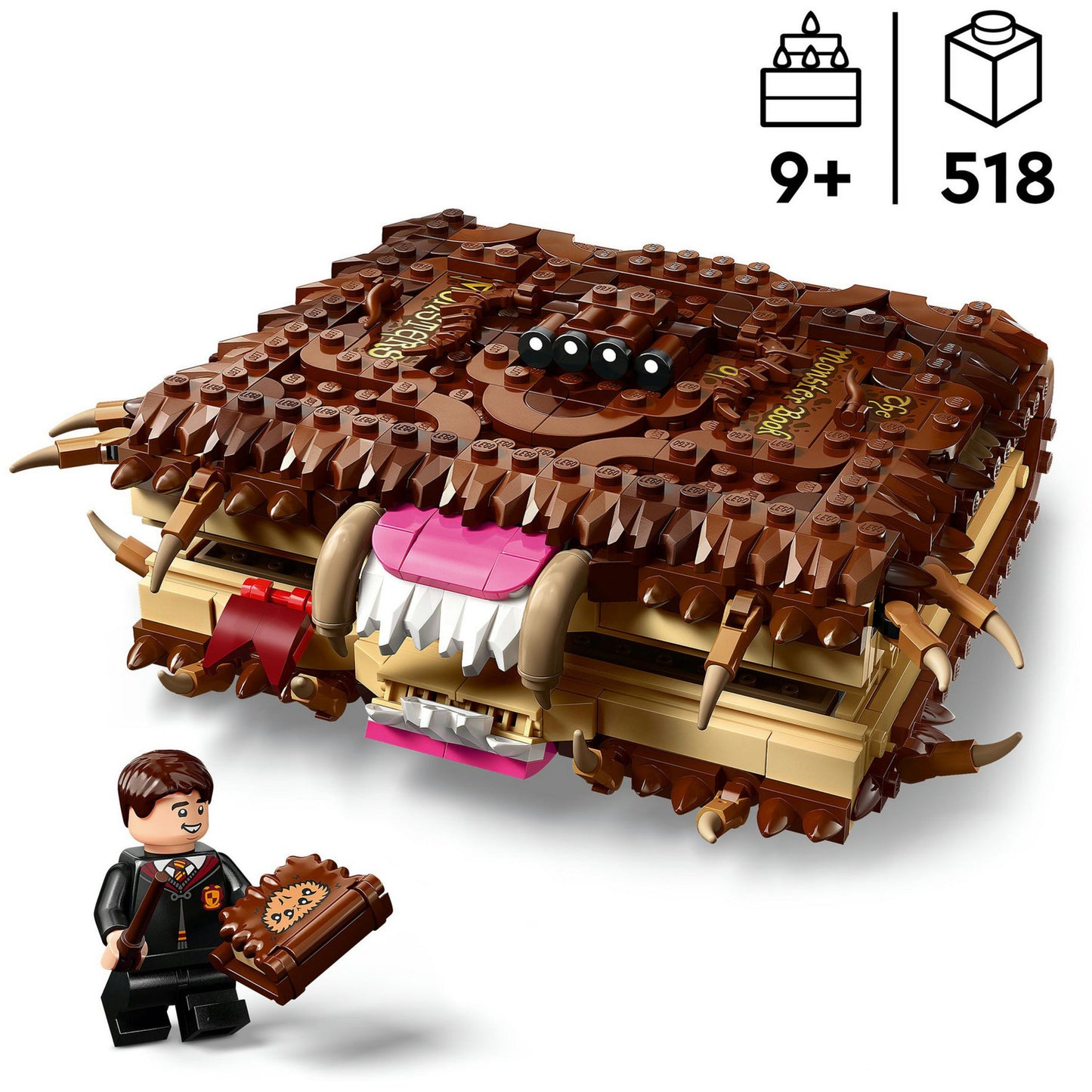 76449 Harry Potter Beissendes Monsterbuch der Monster, Konstruktionsspielzeug