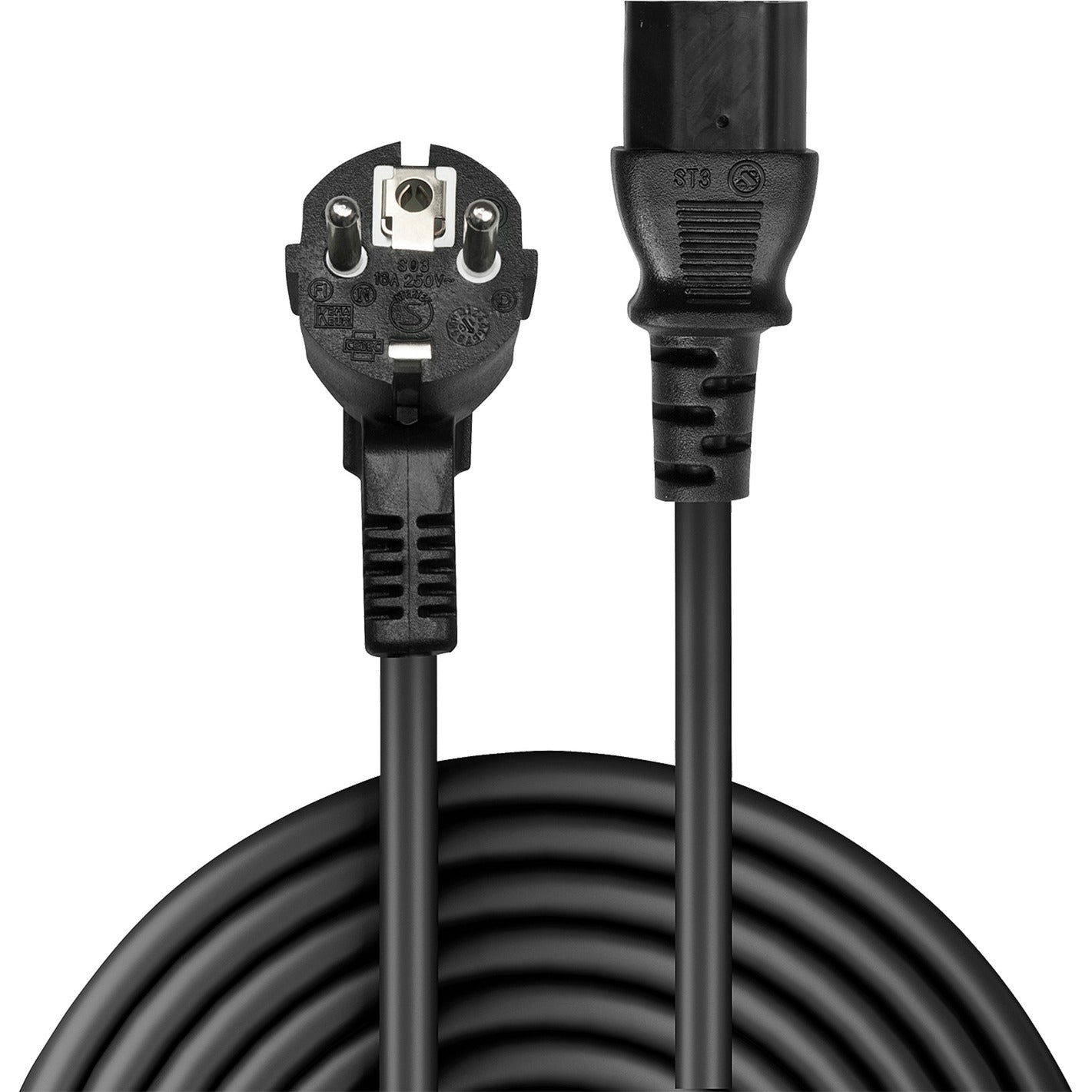 Netzkabel Schutzkontakt an C13, Stromversorgung
