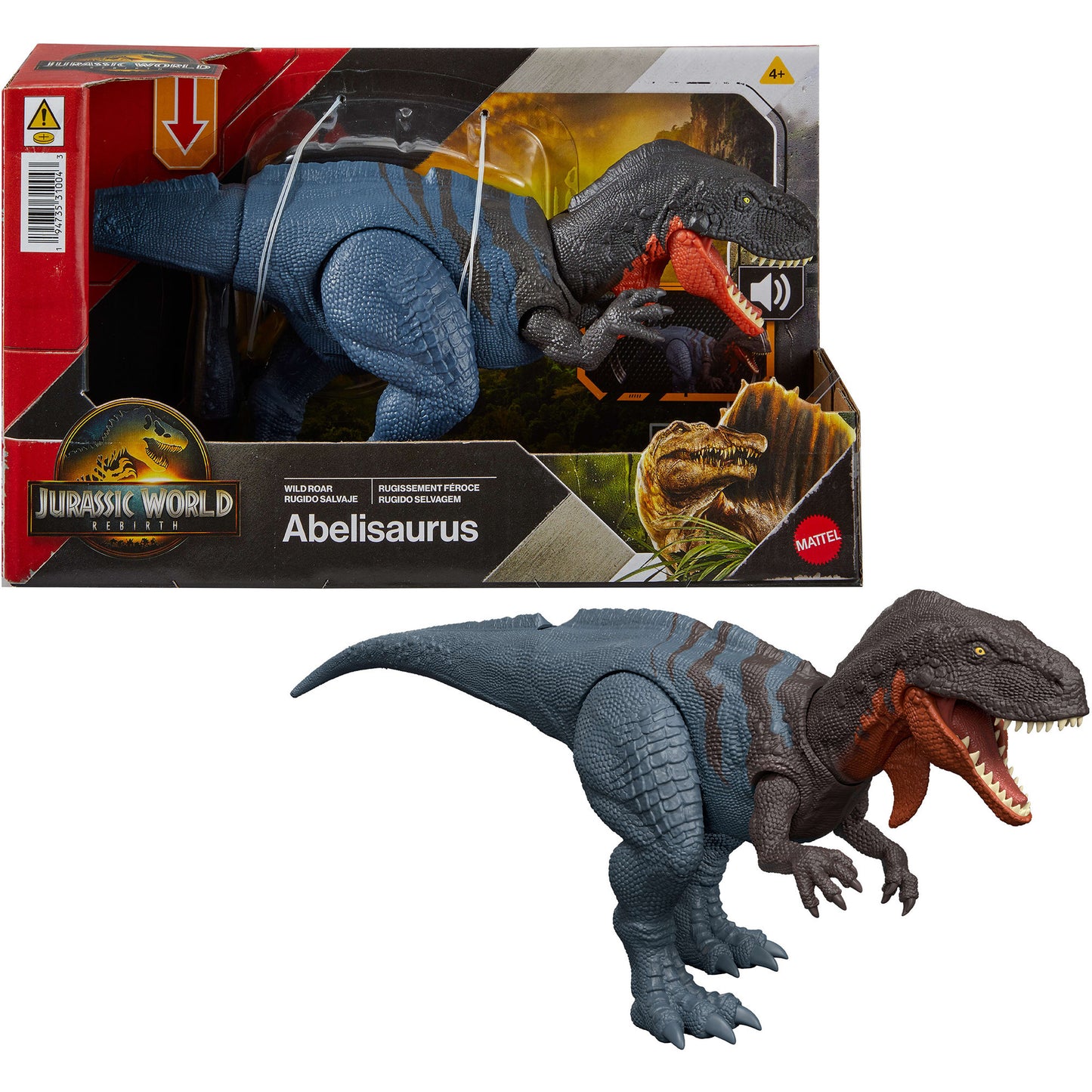Jurassic World Wild Roar Abelisaurus, Spielfigur