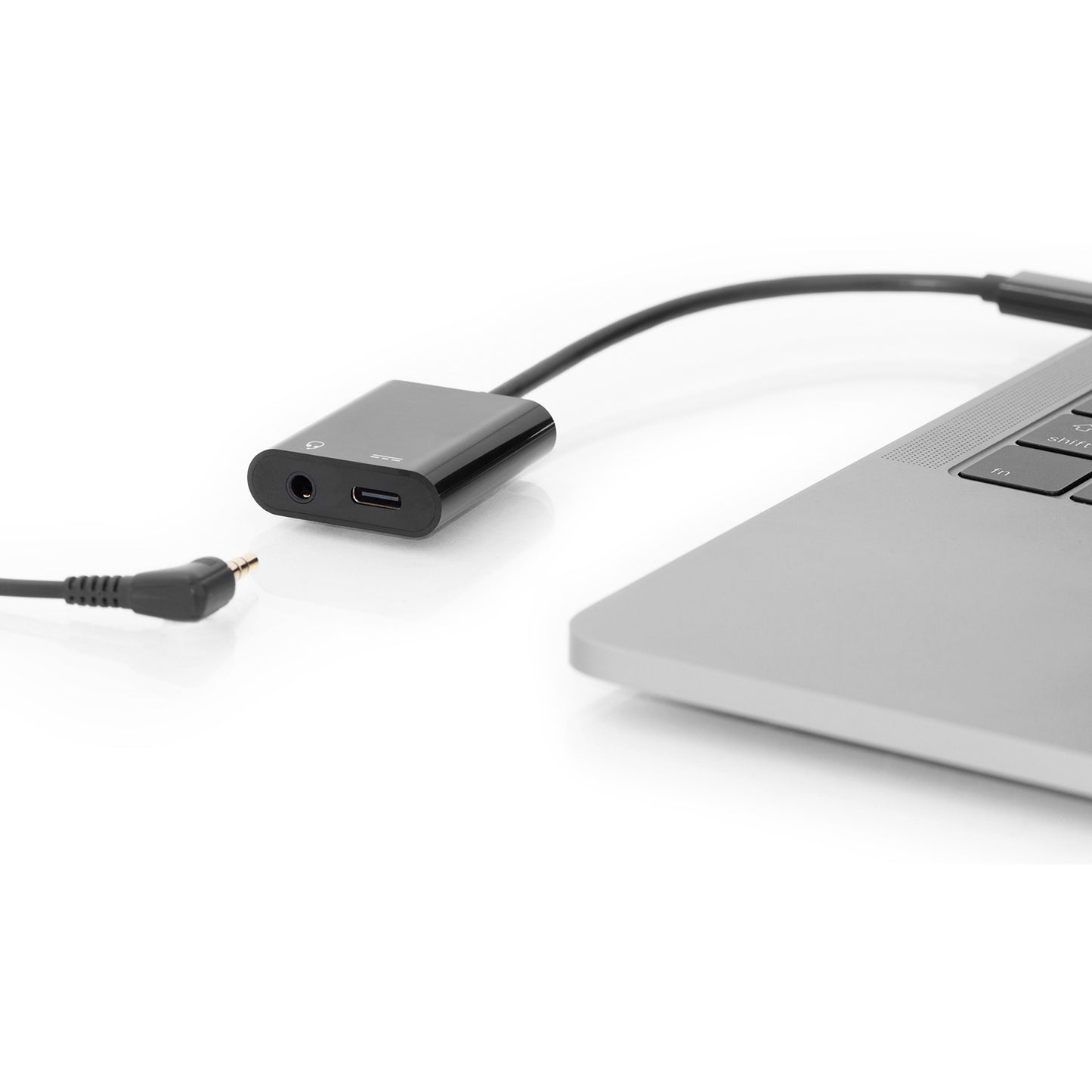 USB-C Adapter auf USB-C + 3,5mm Klinke