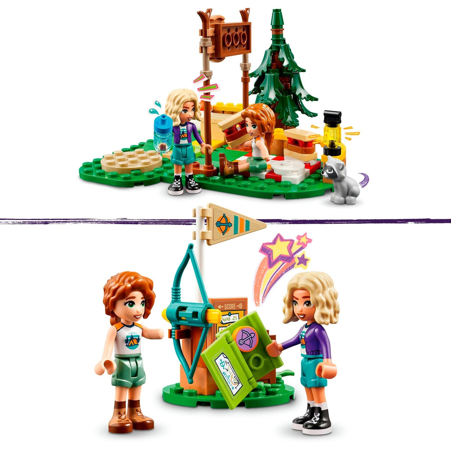 LEGO 42622 Friends Bogenschießen im Abenteuercamp, Konstruktionsspielzeug