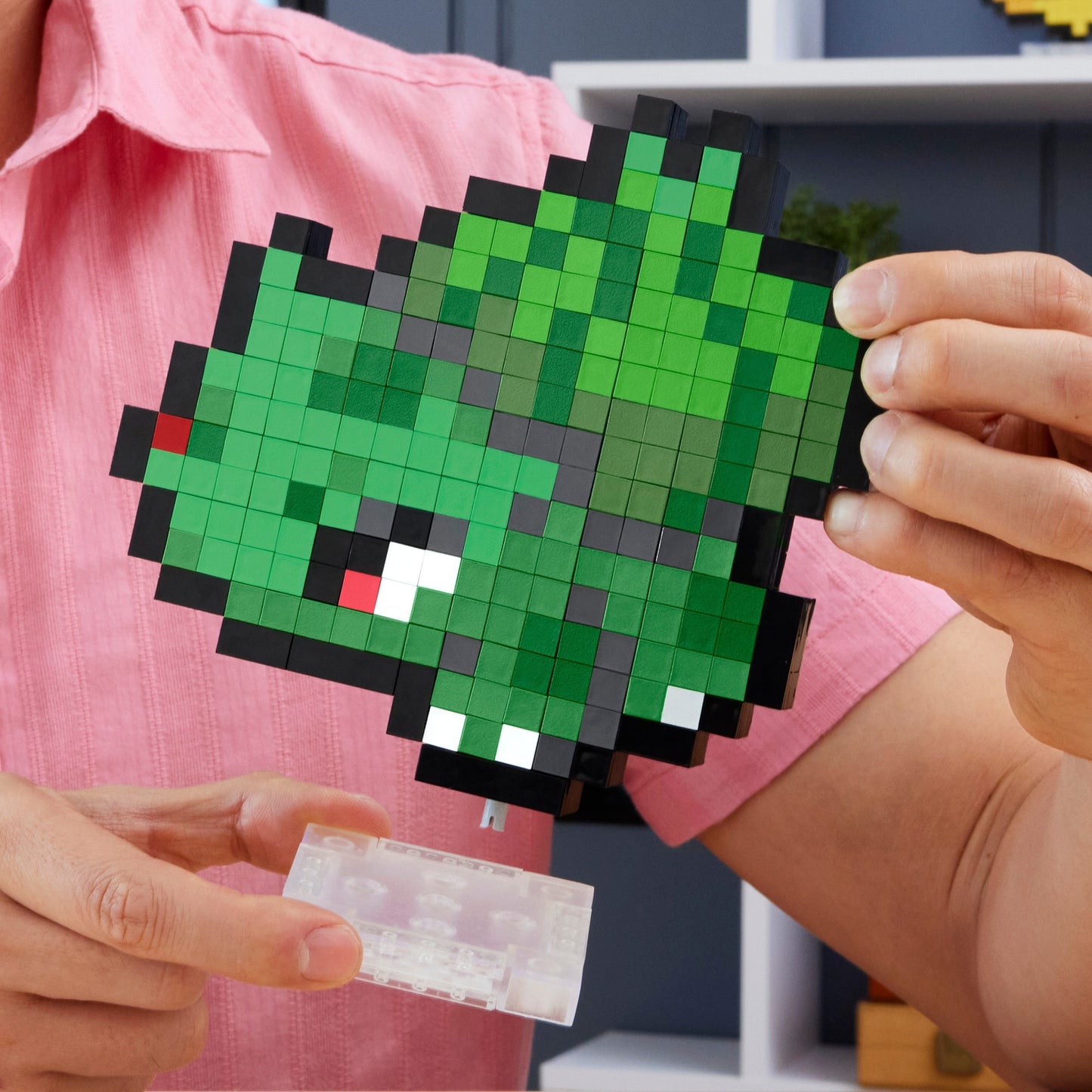 Mattel MEGA Pokémon Bisasam Pixel Art, Konstruktionsspielzeug