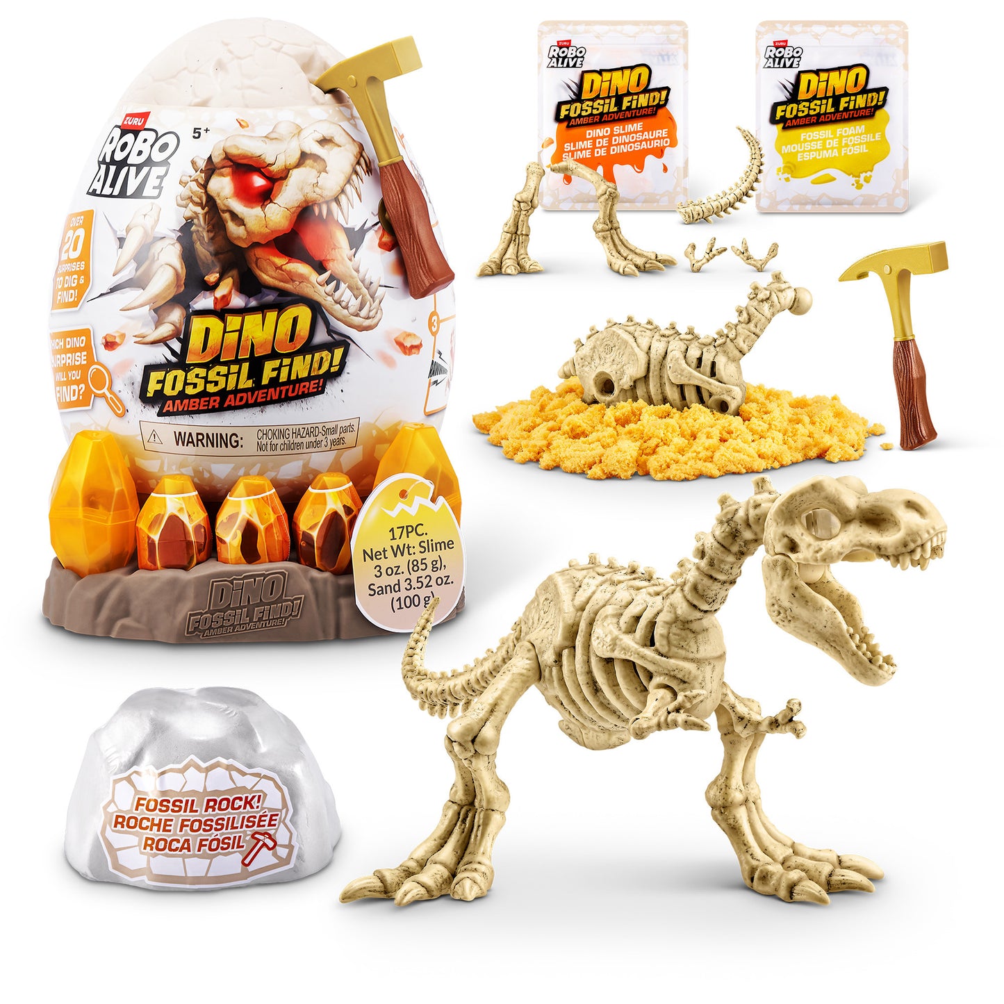 Robo Alive - Dino Fossil Find Amber Adventure, Spielfigur